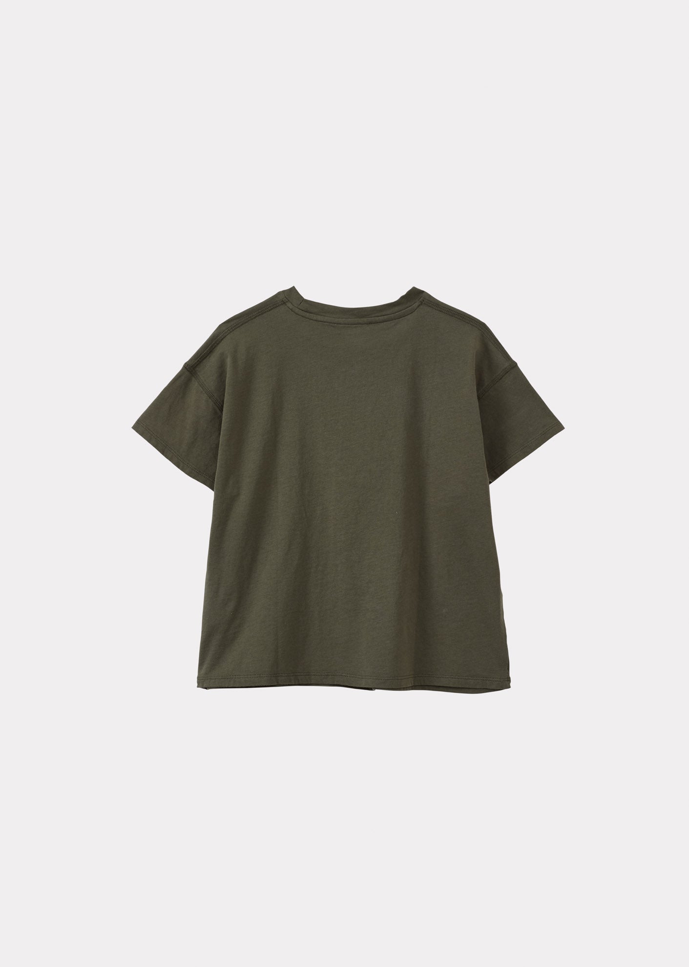 AHIPA CHILDREN'S COTTON T-SHIRT - KHAKI