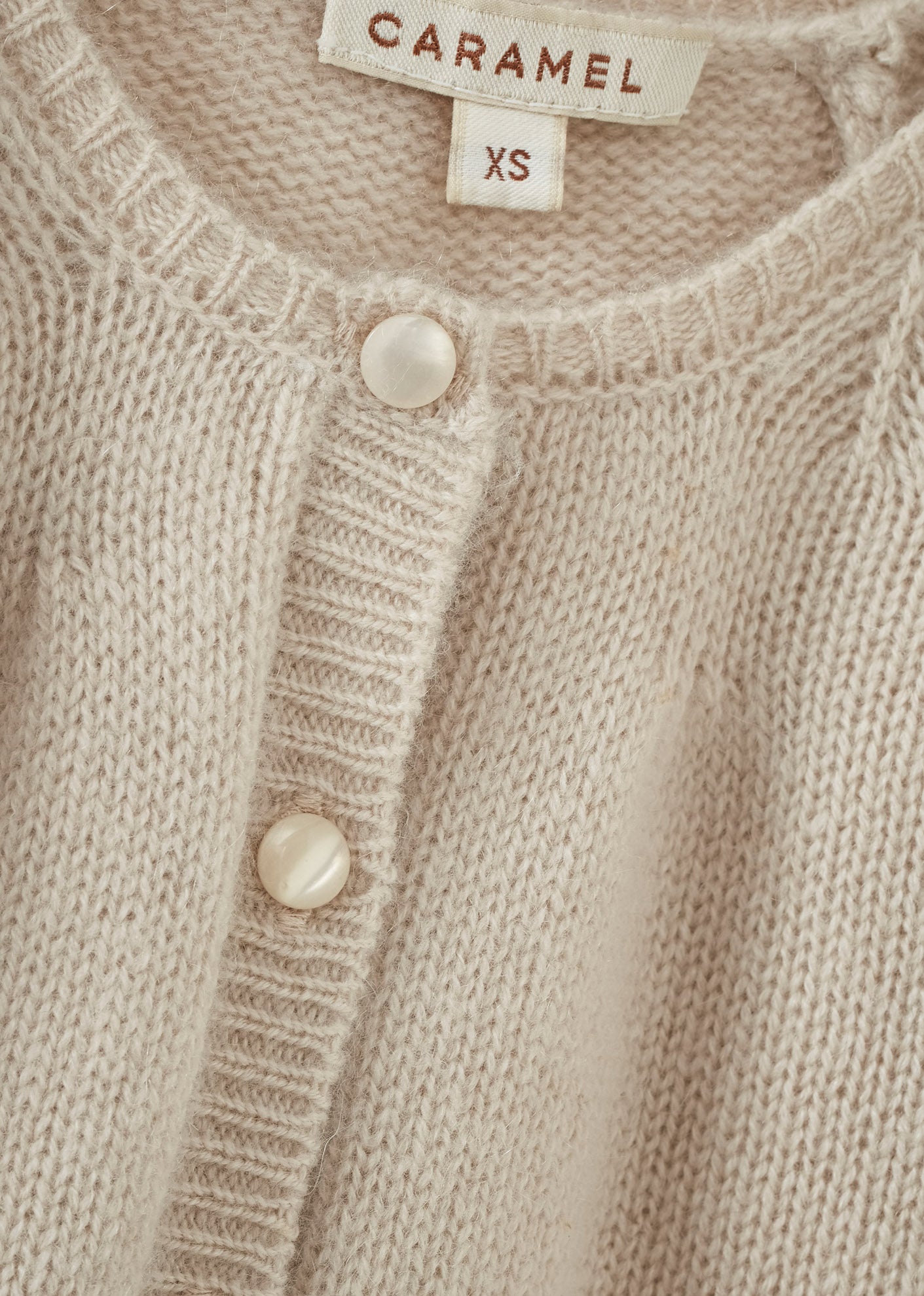 ROSA BABY CASHMERE CARDIGAN - ECRU