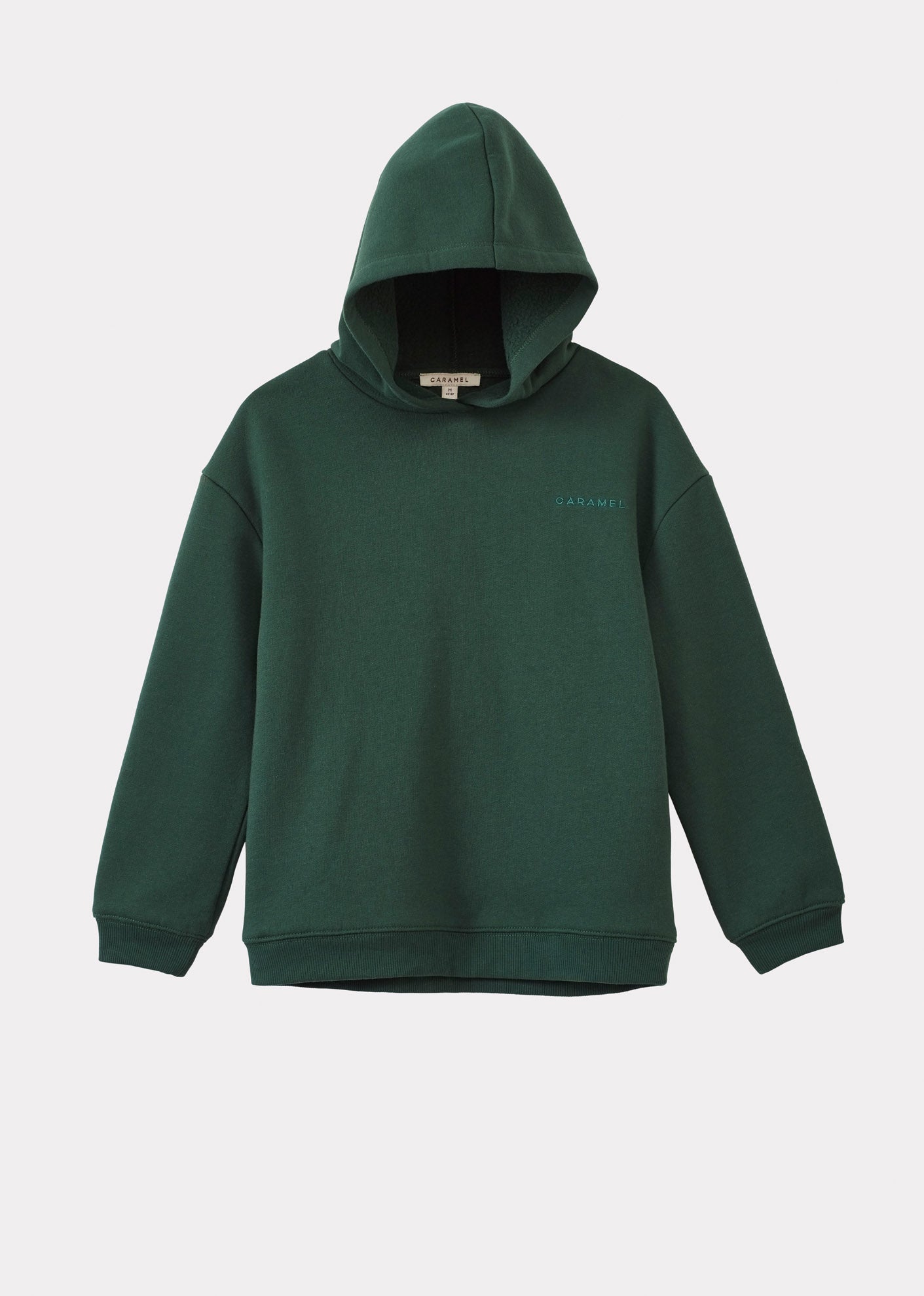 ORSON CHILDREN'S COTTON HOODIE - FOREST GREEN