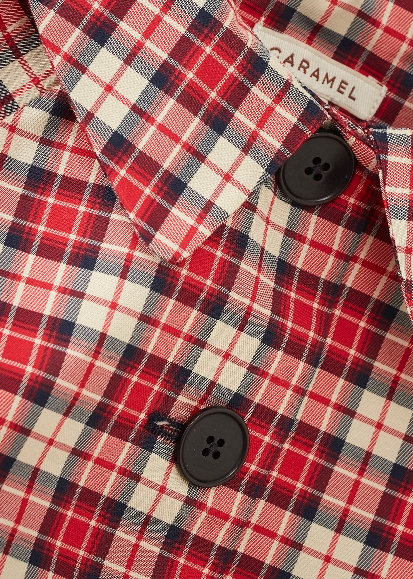 FURZE COAT - RED CHECK