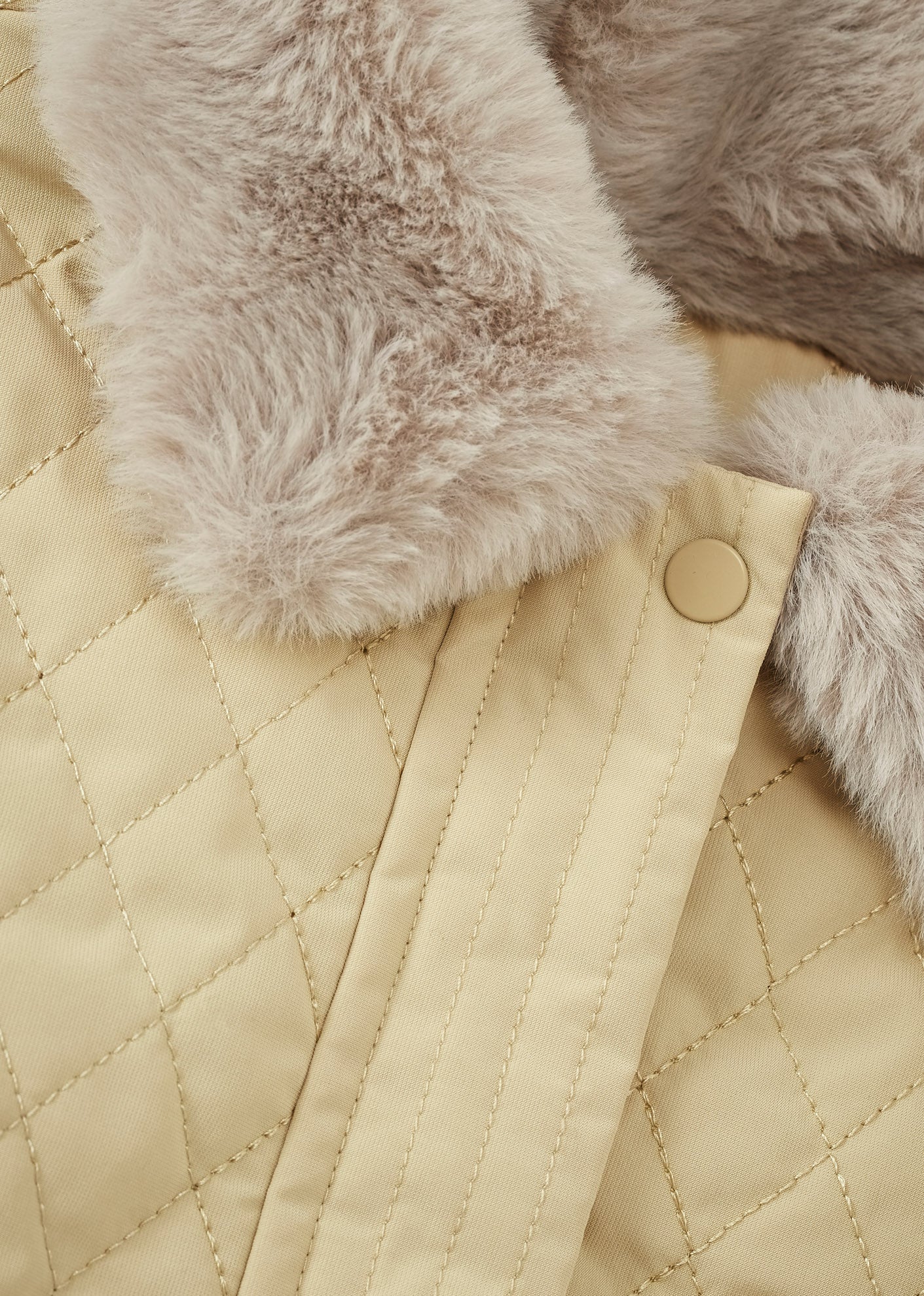 PALOMA BABY QUILTED JACKET - SAND