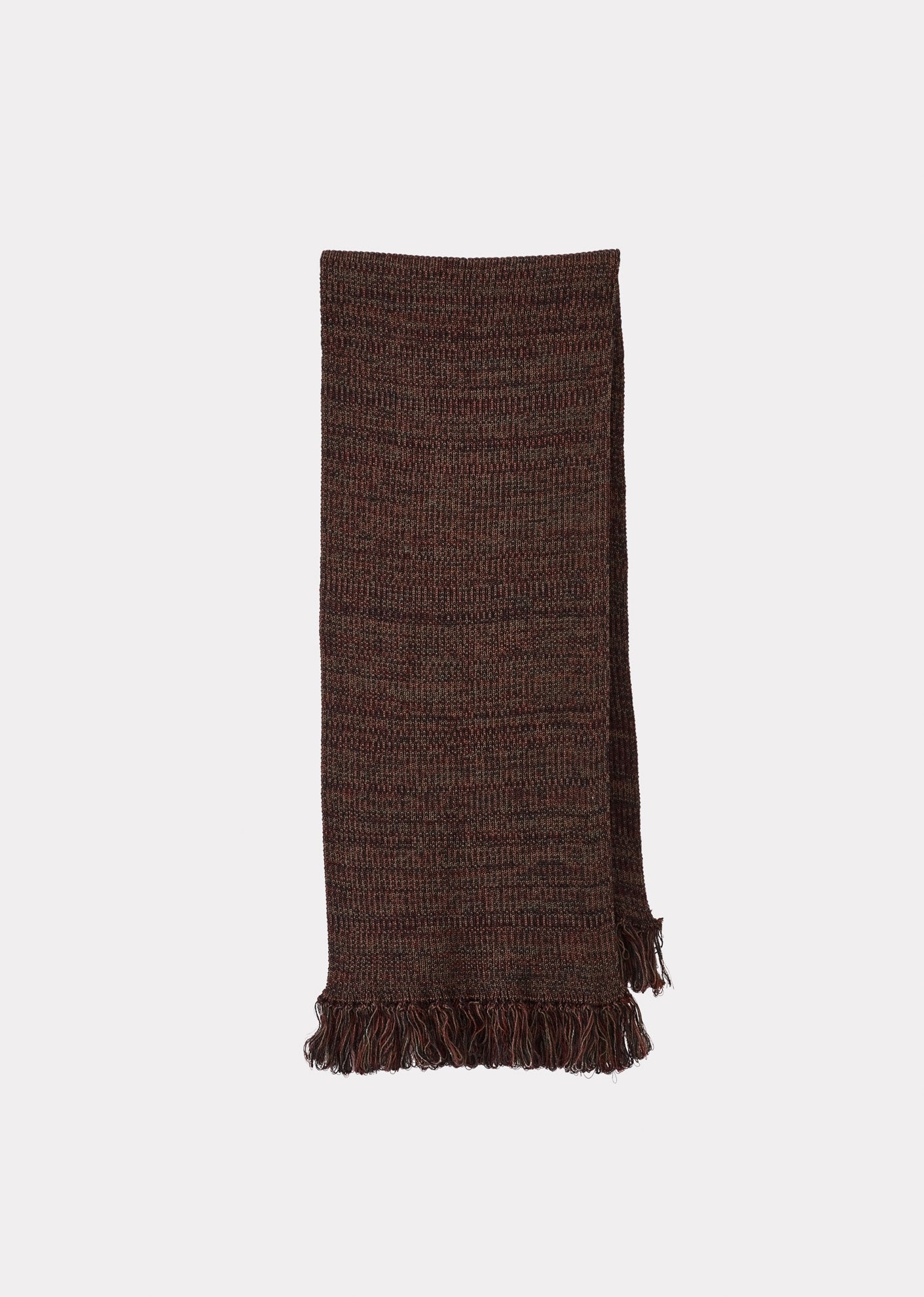 HUCK CHILDREN'S COTTON RIB SCARF - RED