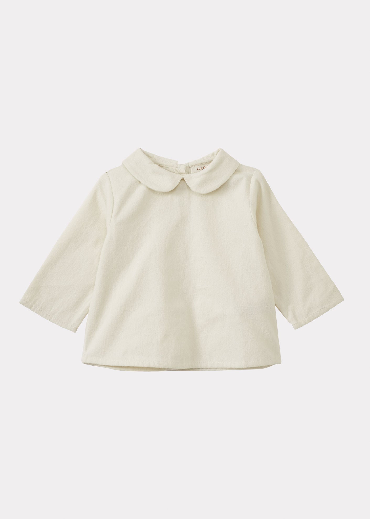 CARROT BABY COTTON TOP - ECRU