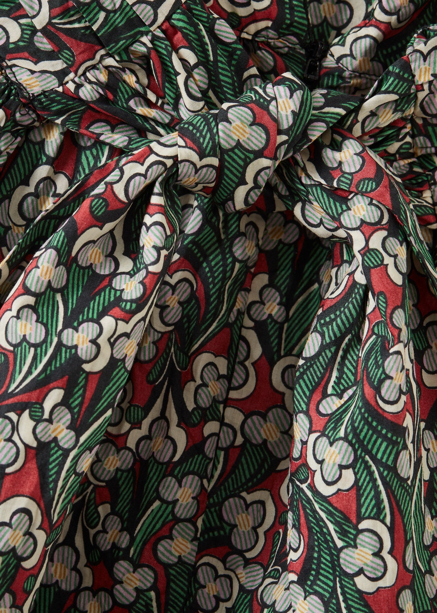 Caramel Luxury Abelia Girl'S Cotton Dress - Liberty Laith Print