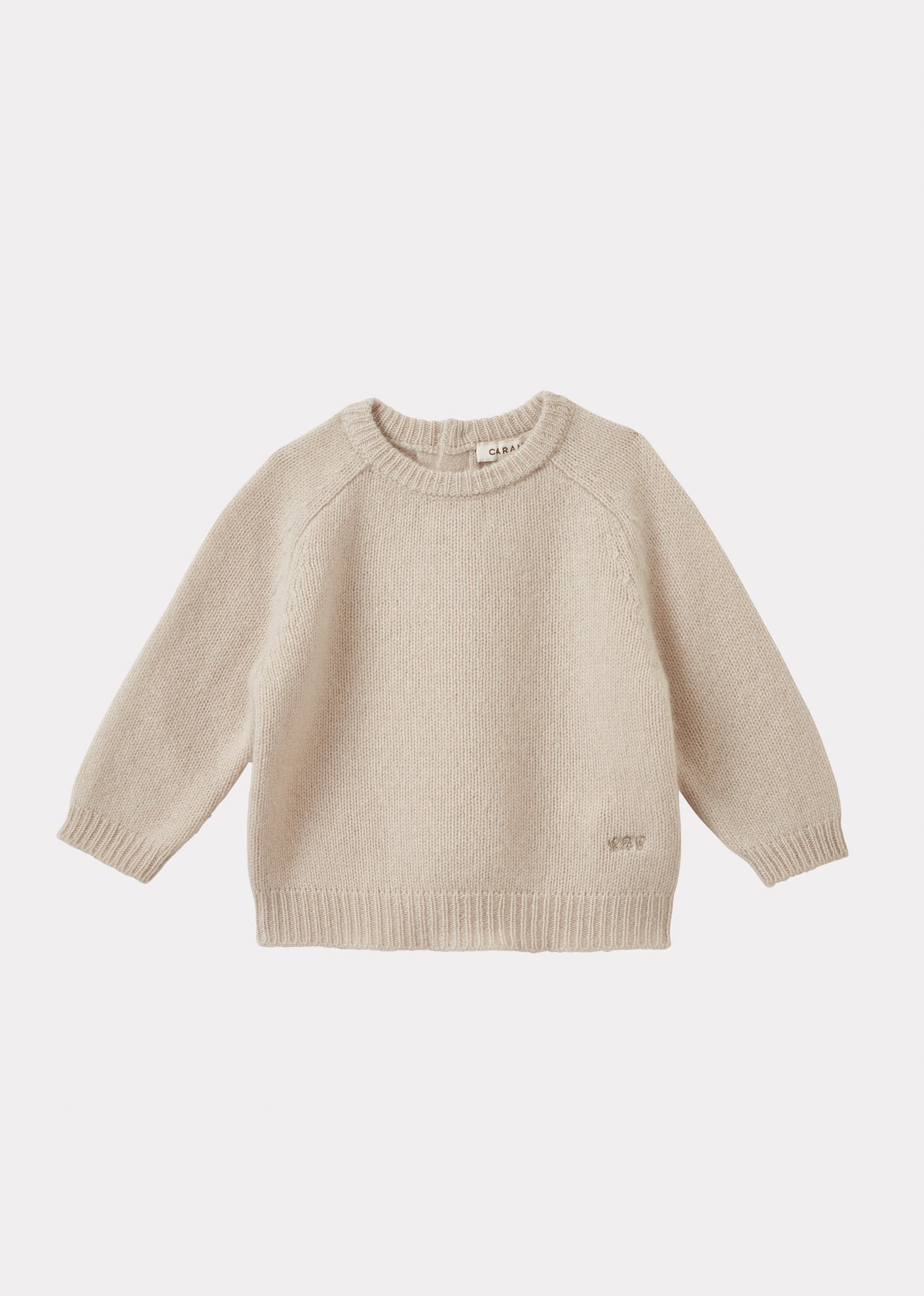 POA BABY CASHMERE JUMPER - ECRU