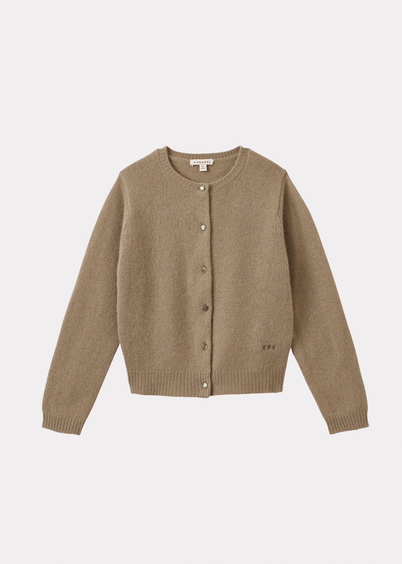 ROSA CHILDREN'S CASHMERE CARDIGAN - KHAKI