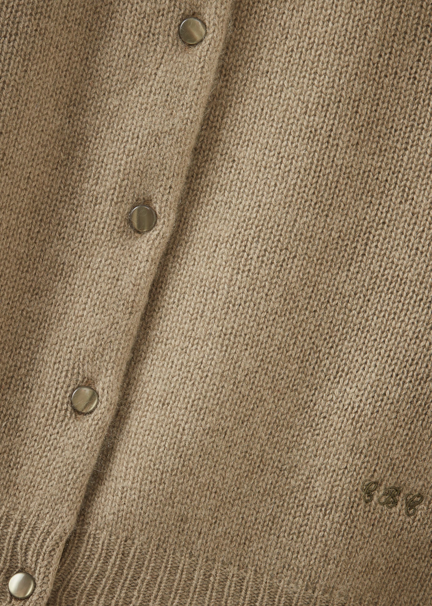 ROSA BABY CASHMERE CARDIGAN - KHAKI