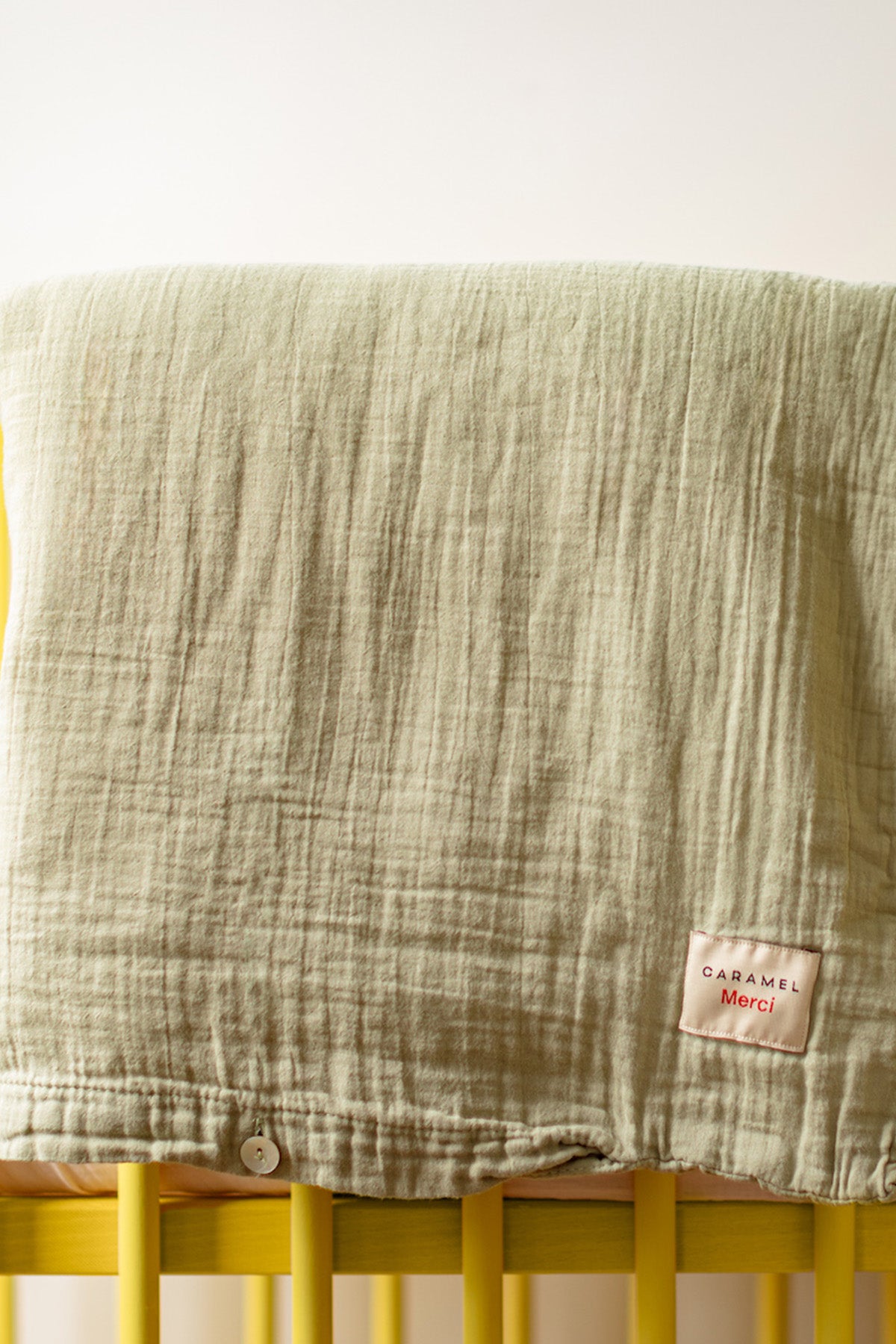 CHILD DUVET COVER 140 X 200 -MERCI - VERT 77 RUE DE VARENNE