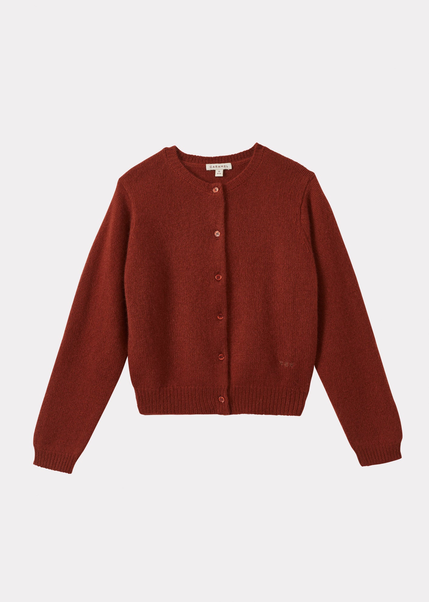 ROSA CHILDREN'S CASHMERE CARDIGAN - CINNAMON