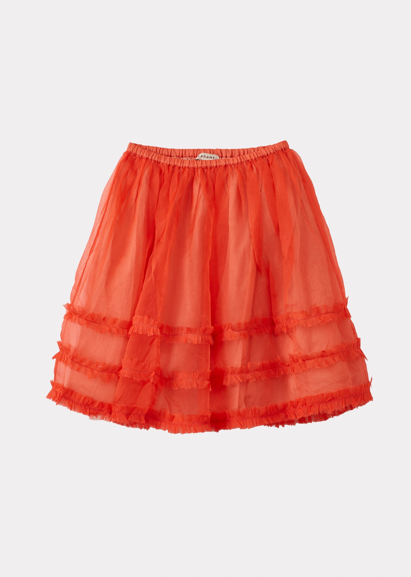 HALTON GIRL'S SILK TUTU SKIRT - FIRECRACKER