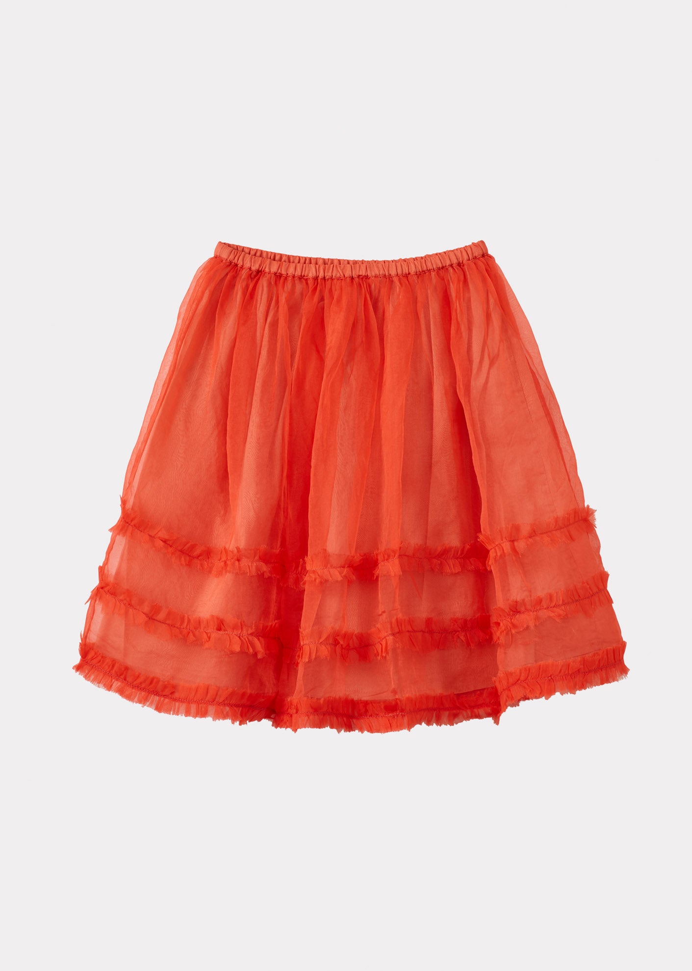 HALTON GIRL'S SILK TUTU SKIRT - FIRECRACKER