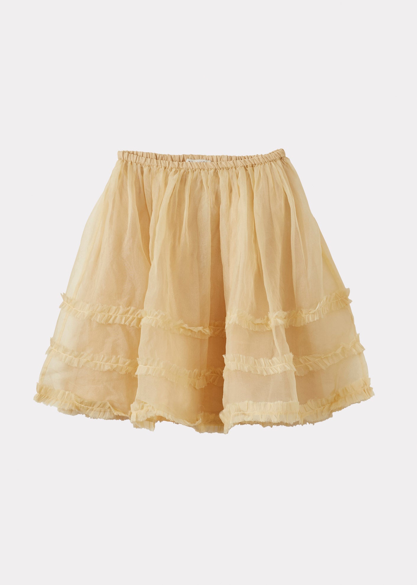 HALTON GIRL'S SILK TUTU SKIRT - APRICOT