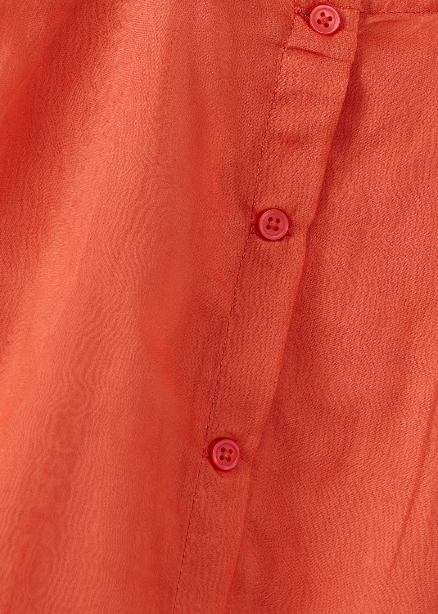 DERYN GIRL'S SILK TOP - FIRECRACKER