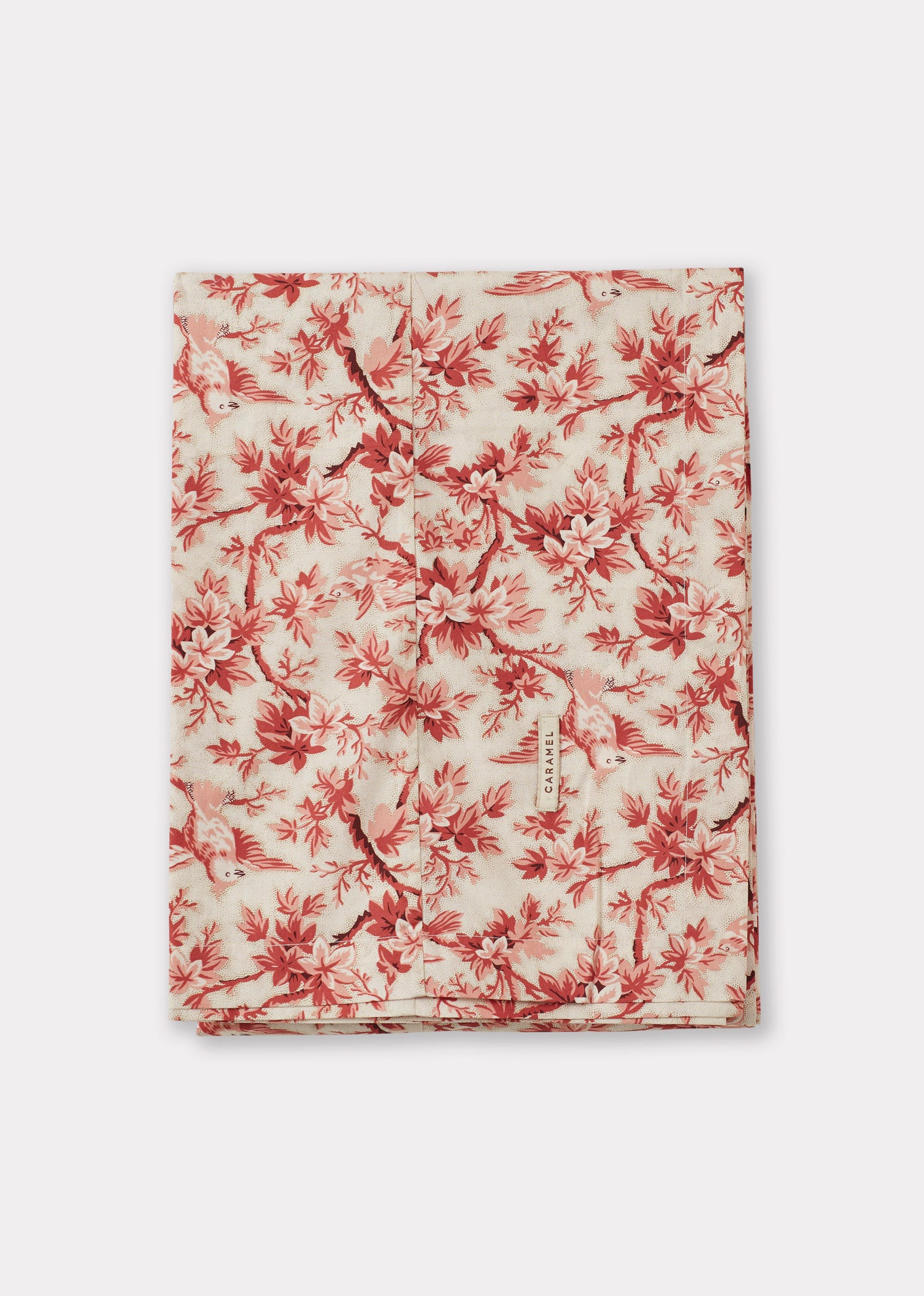 COTTON TABLECLOTH - PINK TREE TOP PRINT