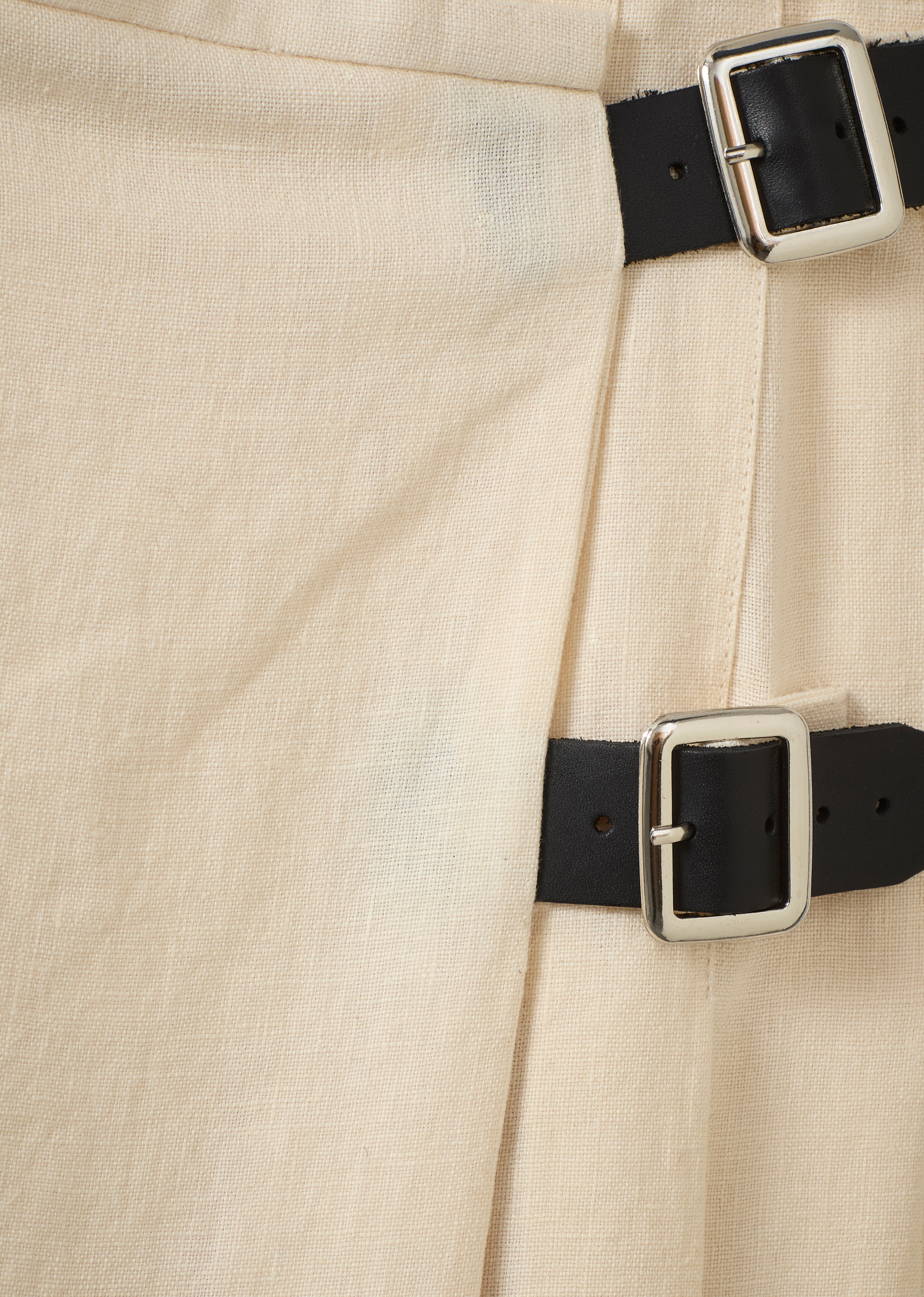 WOMEN'S LINEN KILT - OYSTER
