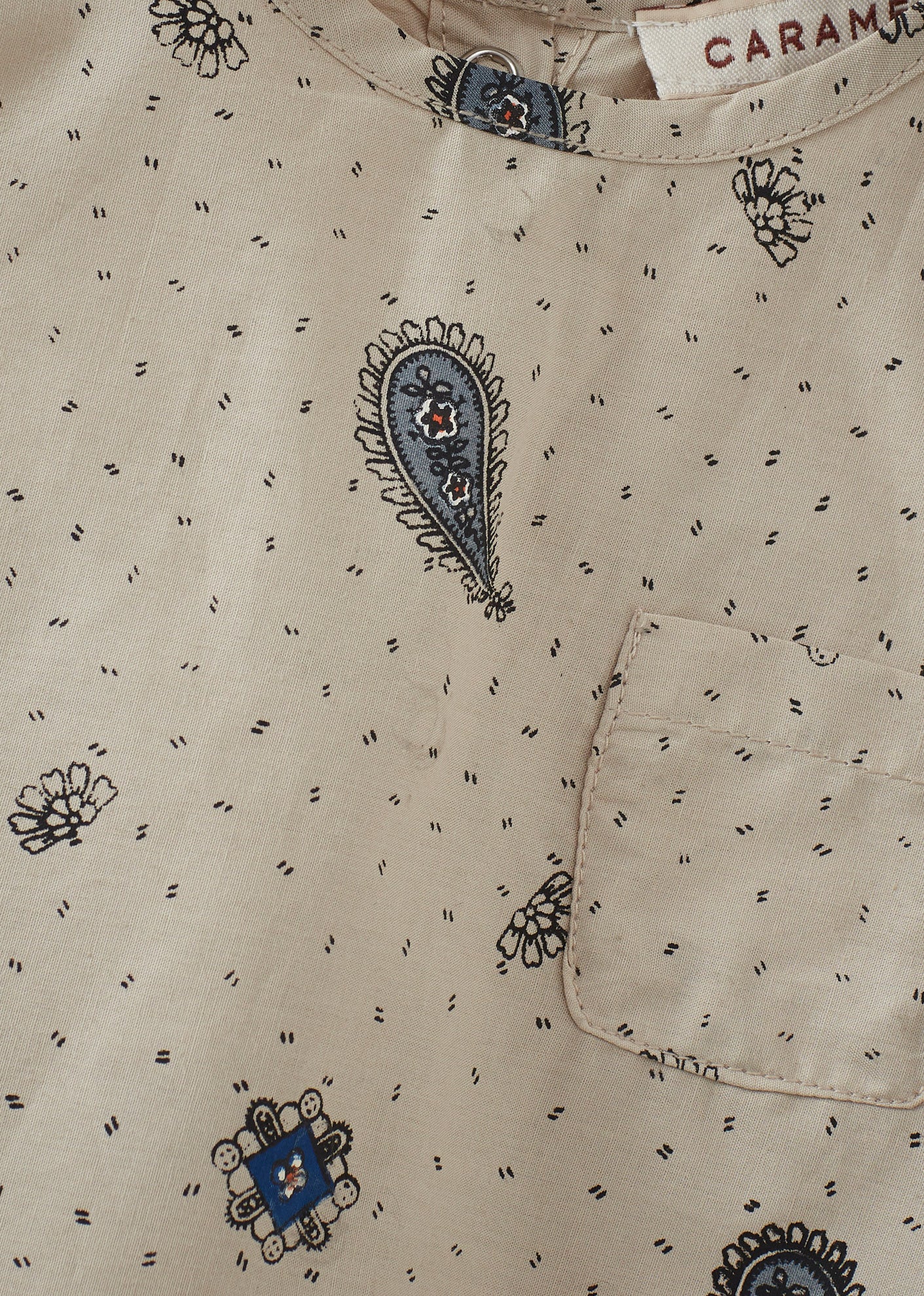 LETTUCE BABY COTTON TOP AND BLOOMERS SET - MAUVE PAISLEY PRINT