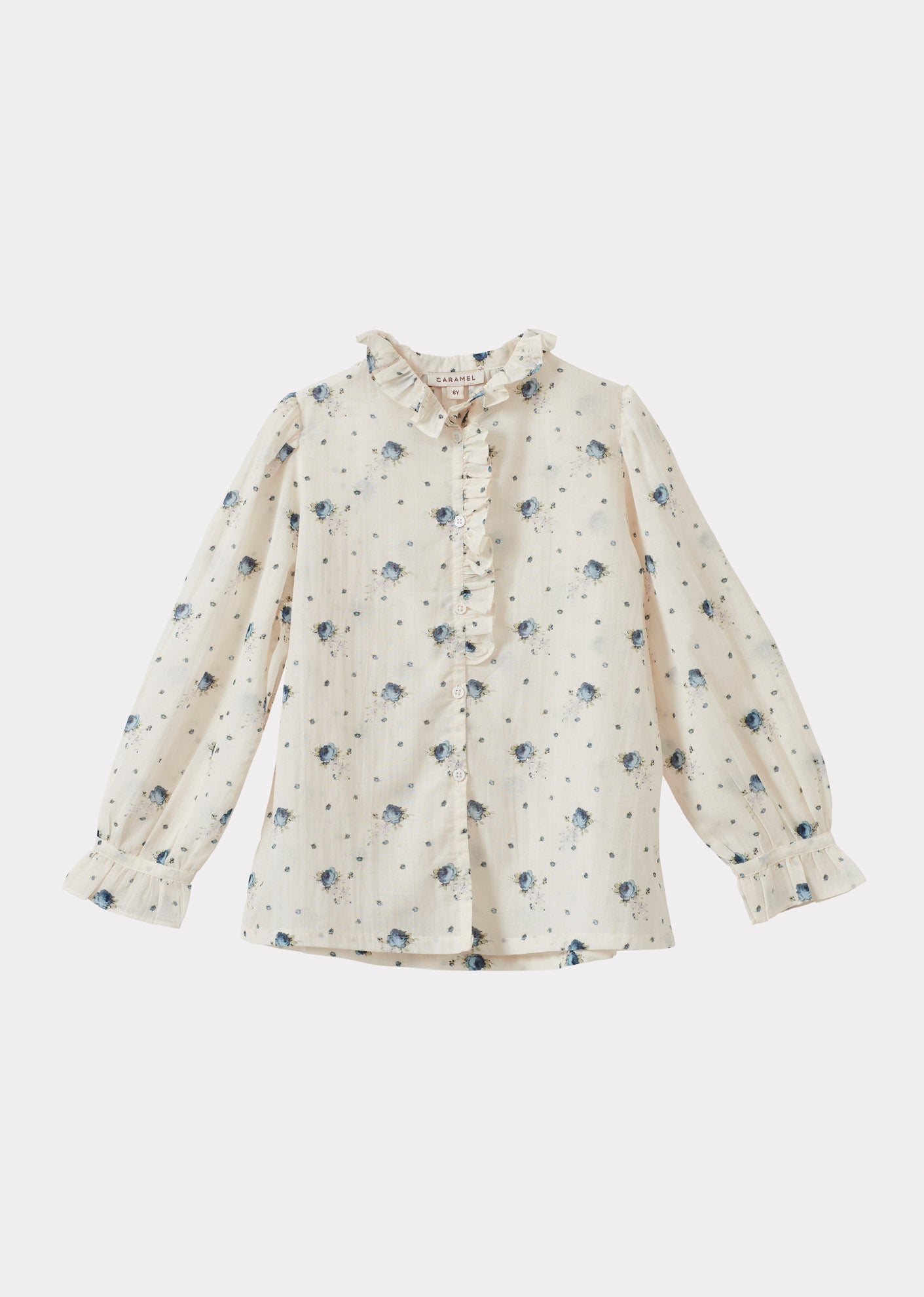 CAULIFLOWER GIRL’S BLOUSE - ROSE BOUQUET