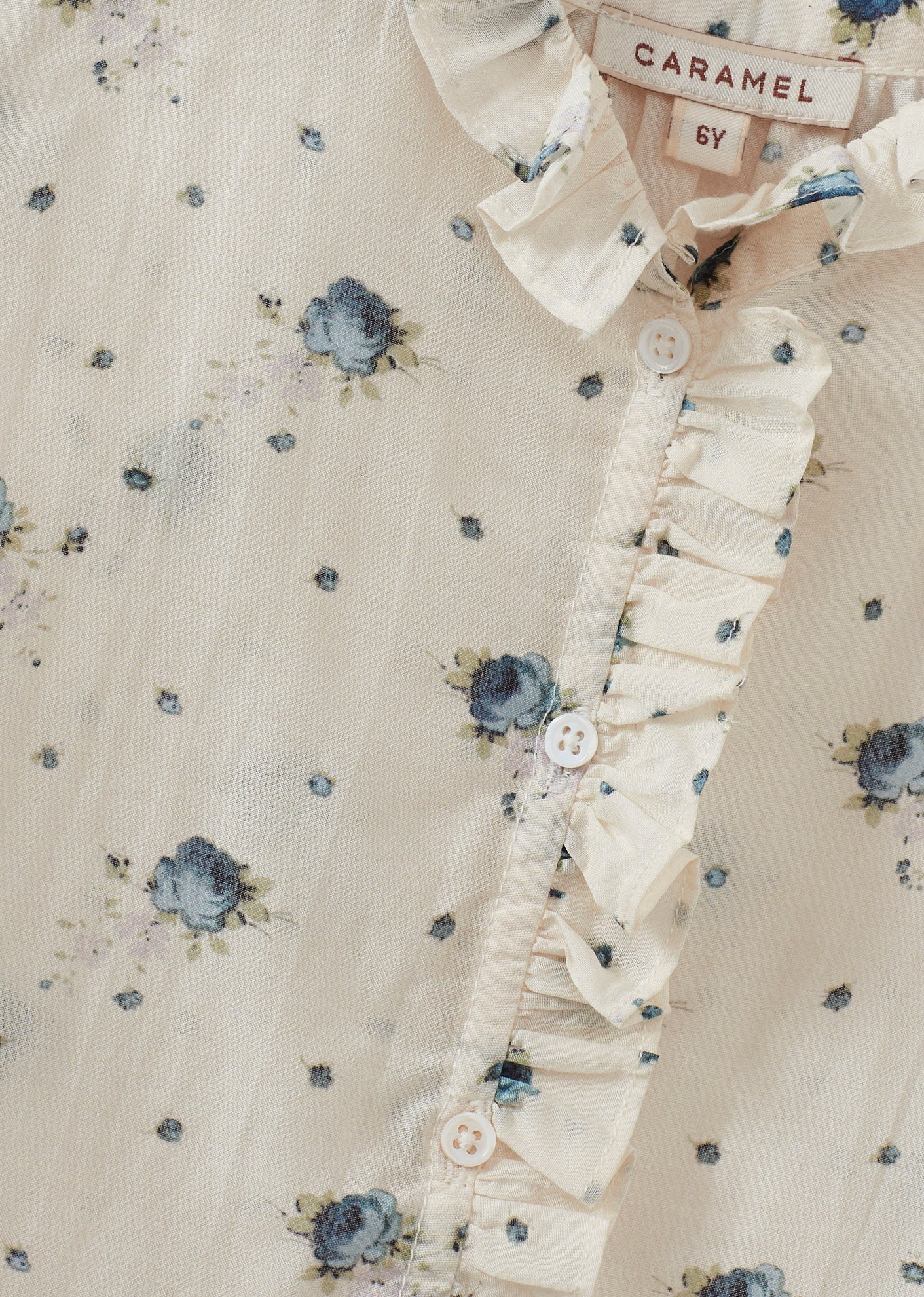 CAULIFLOWER GIRL’S BLOUSE - ROSE BOUQUET