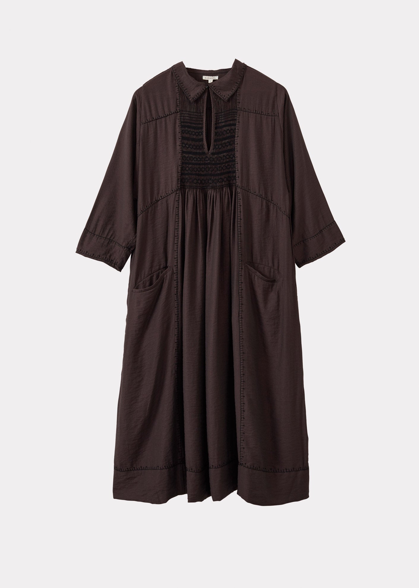 MARS WOMEN'S DRESS - CHOCOLATE STRIPE