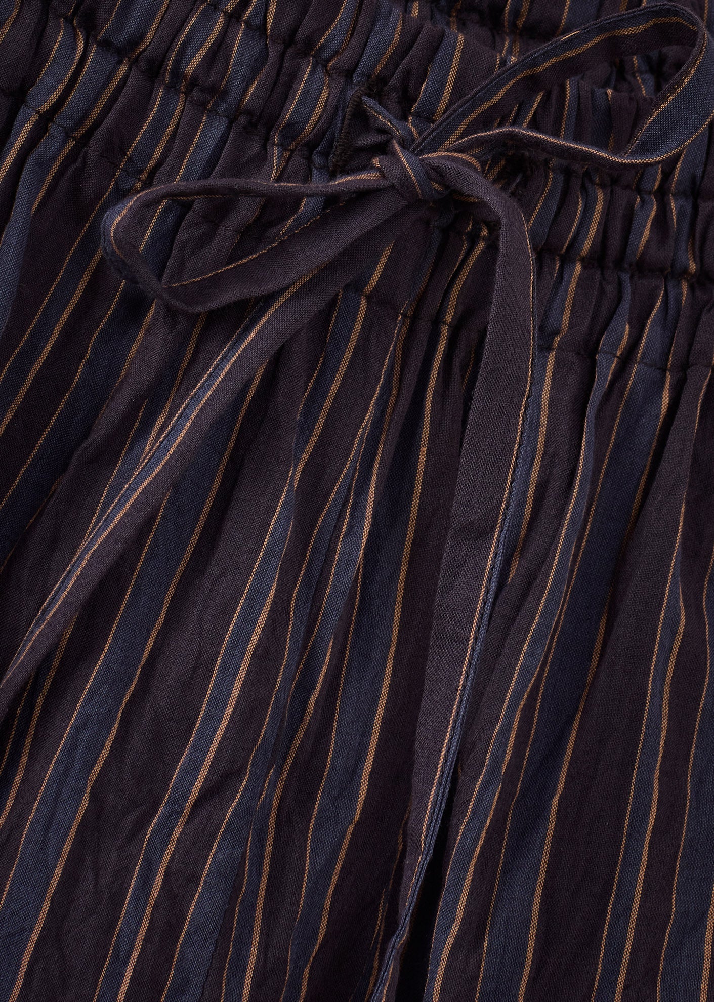 WOMEN'S COTTON TENNIS SHORTS - AUBERGINE STRIPE