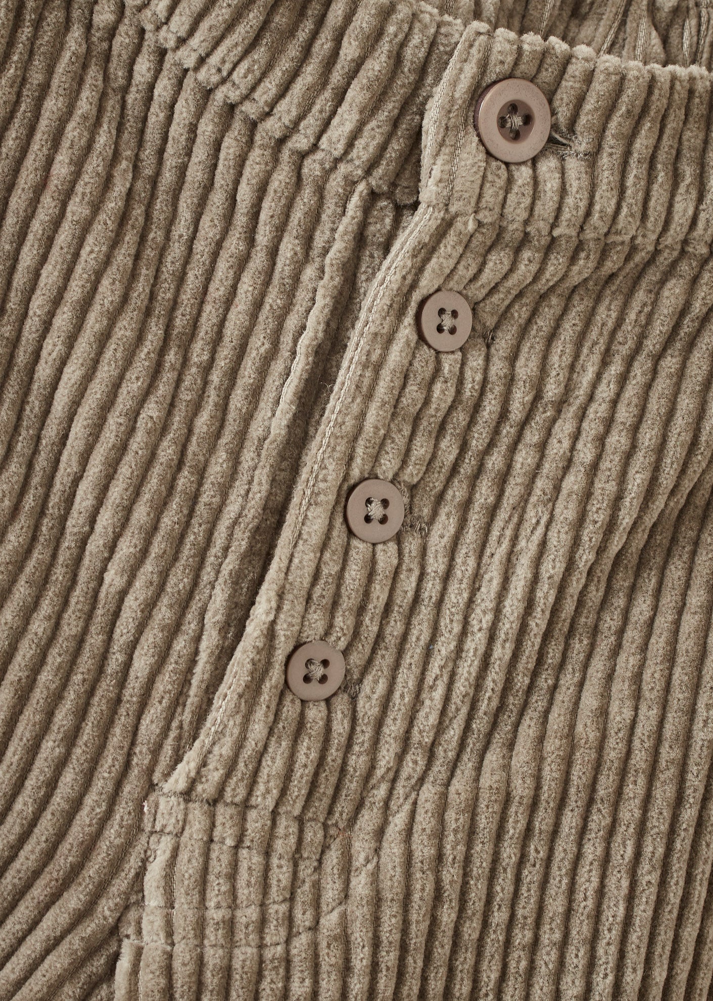 CHESTNUT CHILDREN'S COTTON CORDUROY TROUSERS - MINK