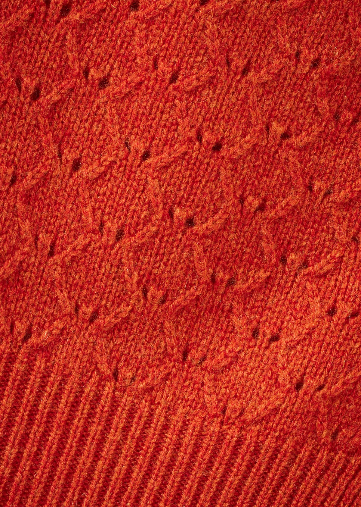 PLOMO CHILDREN'S WOOL POINTELLE BALACLAVA - MARIGOLD