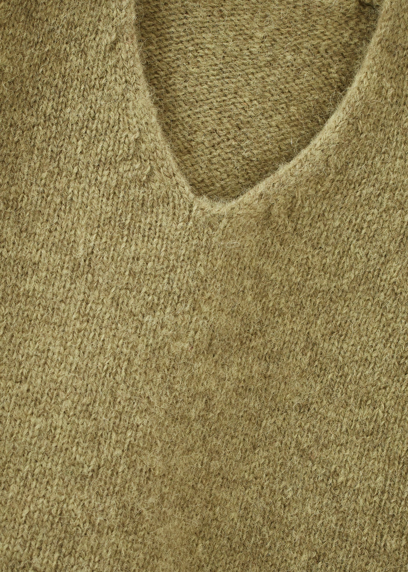 ANSEL BABY WOOL VEST - OLIVE
