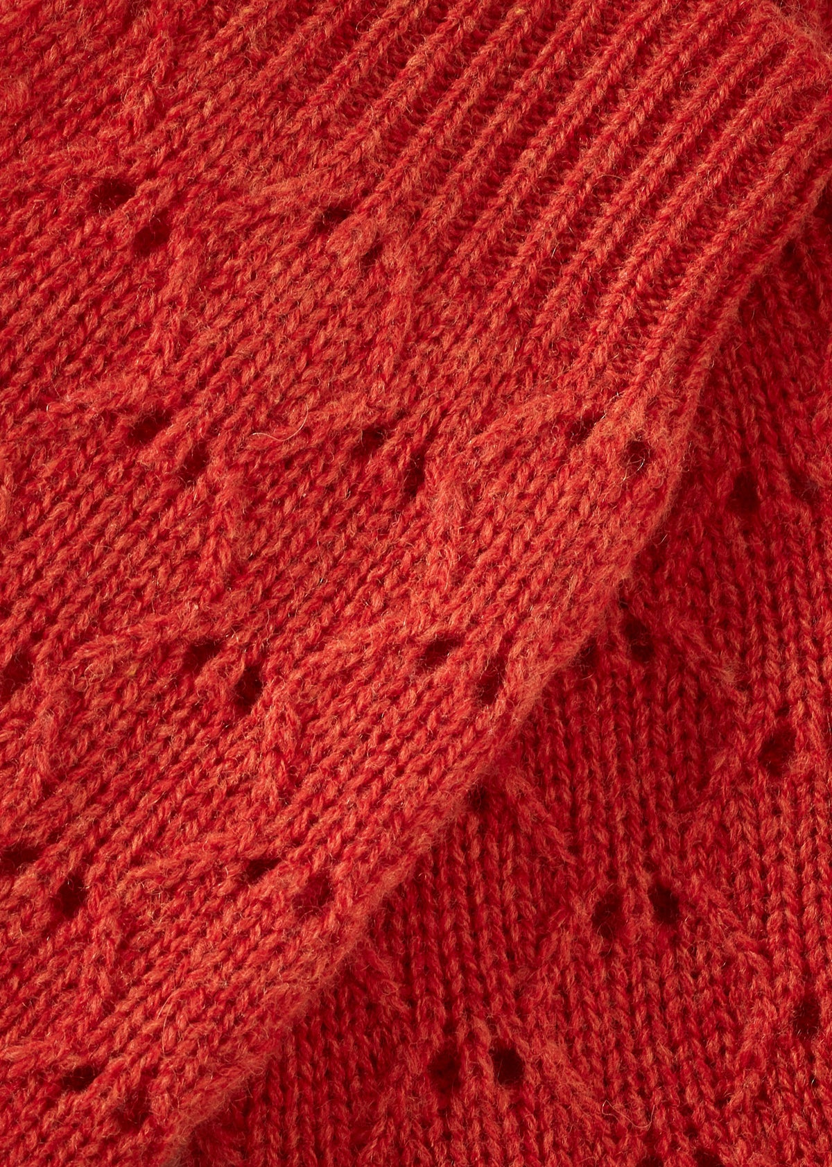 APO BABY WOOL & CASHMERE POINTELLE MITTENS - MARIGOLD