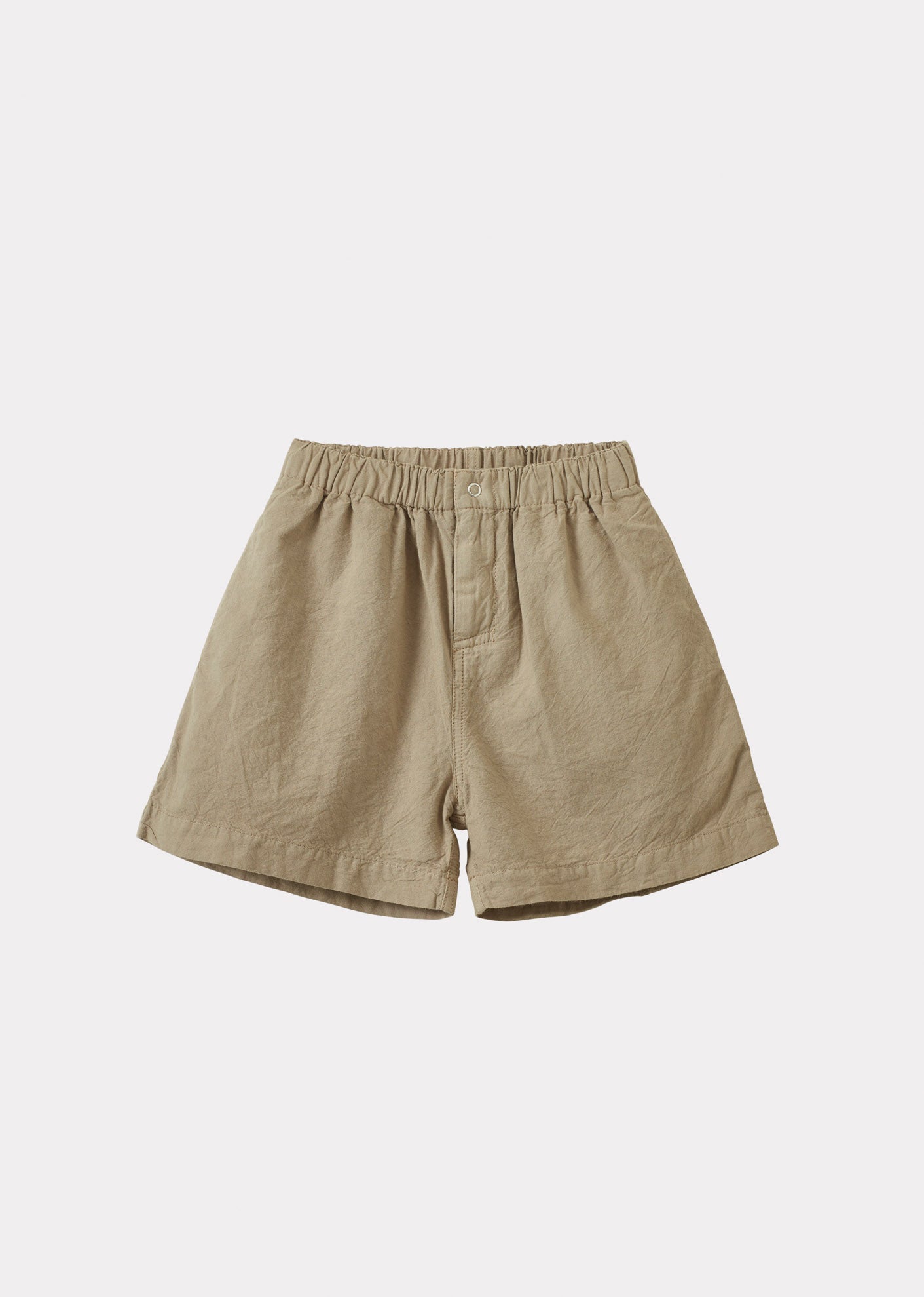 APIUM CHILDREN'S COTTON SHORTS - TAUPE