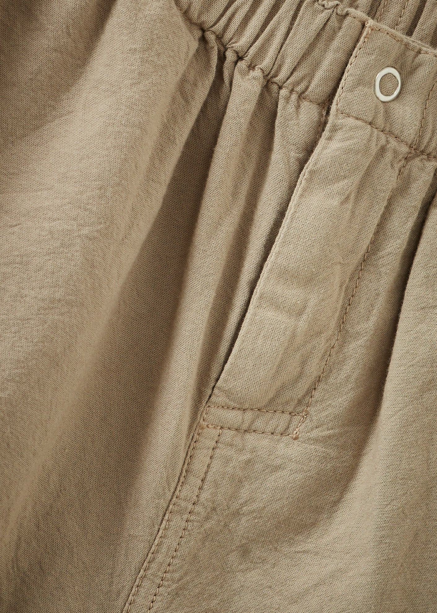 APIUM CHILDREN'S COTTON SHORTS - TAUPE