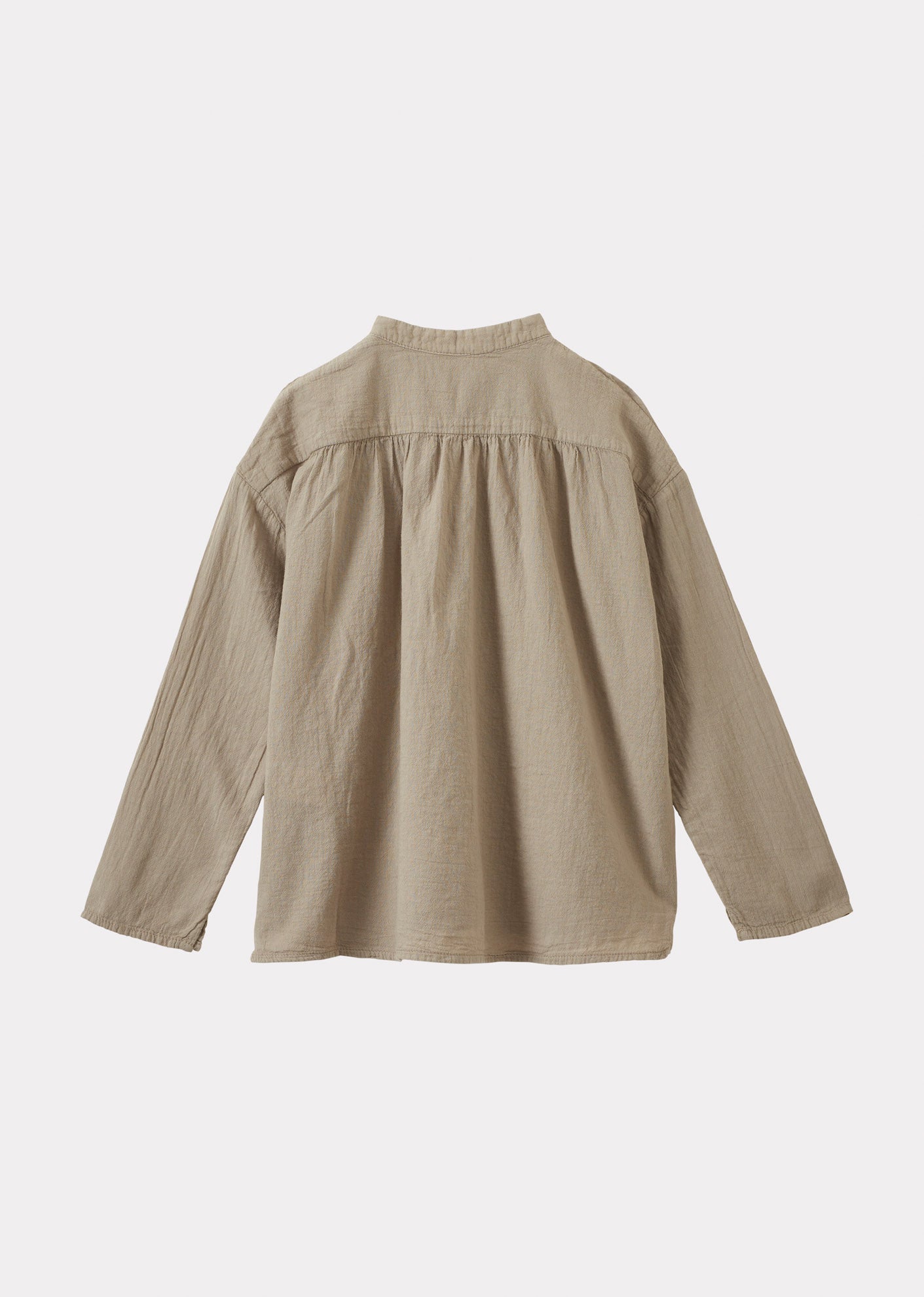 ADONIS CHILDREN'S COTTON SHIRT - TAUPE