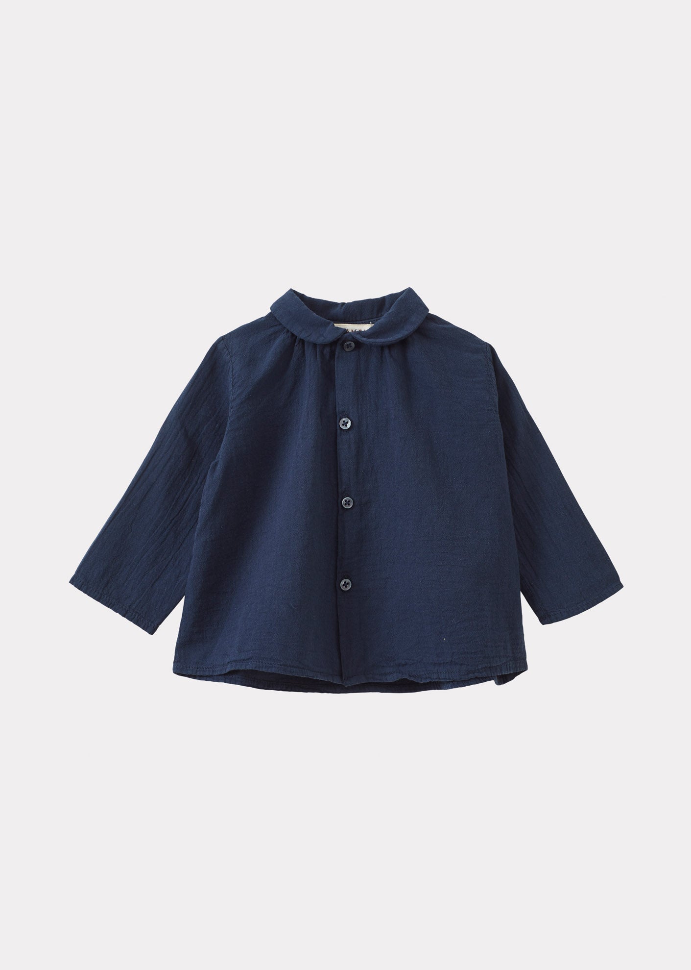 ALOE BABY SHIRT - NAVY