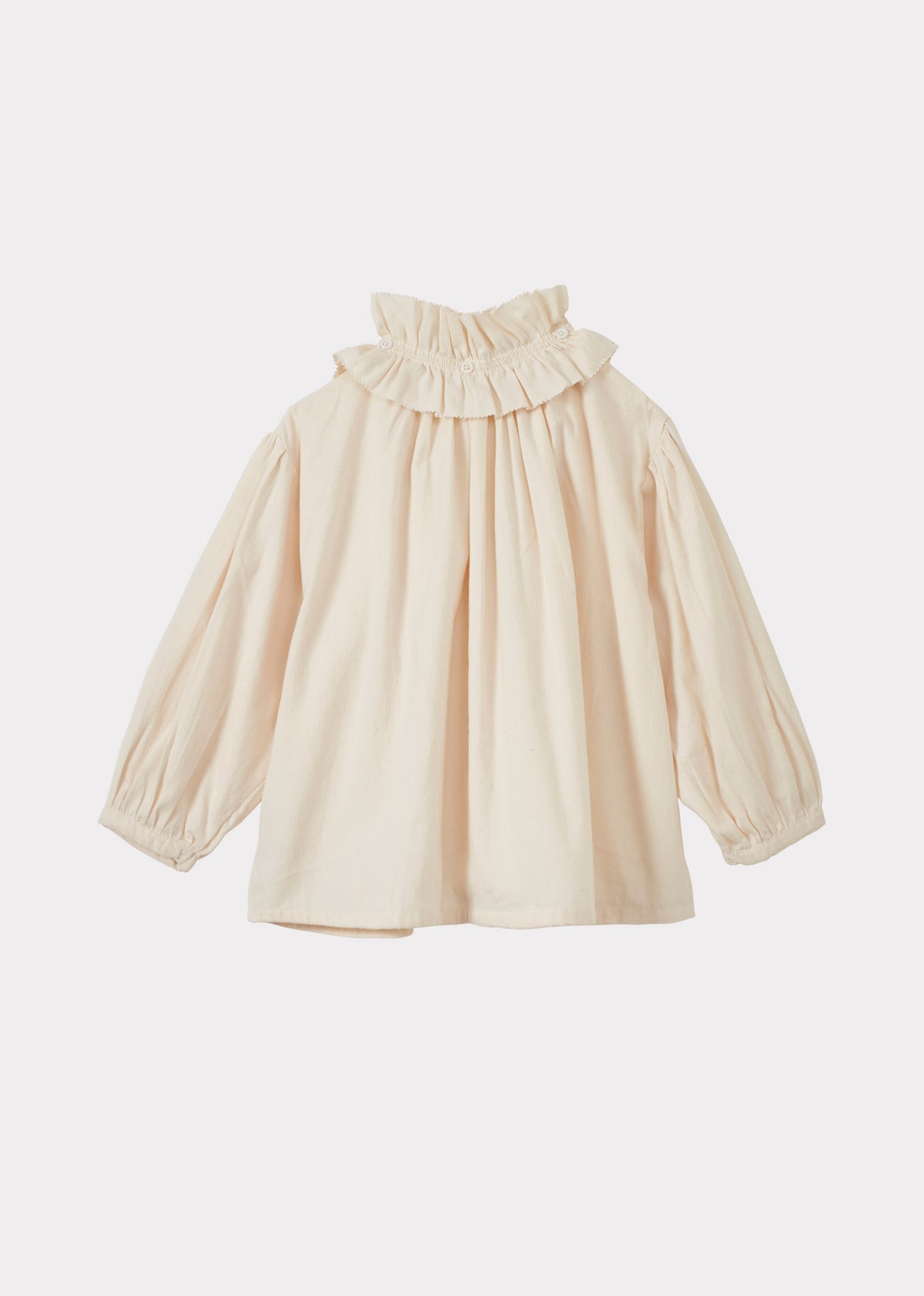 CORA CHILDREN'S COTTON BLOUSE - ECRU