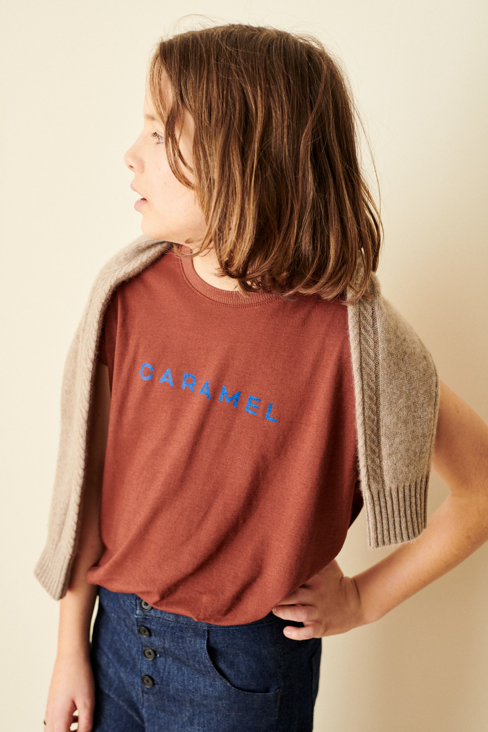 BUDE OVERSIZE LONG SLEEVE T-SHIRT - BURGUNDY