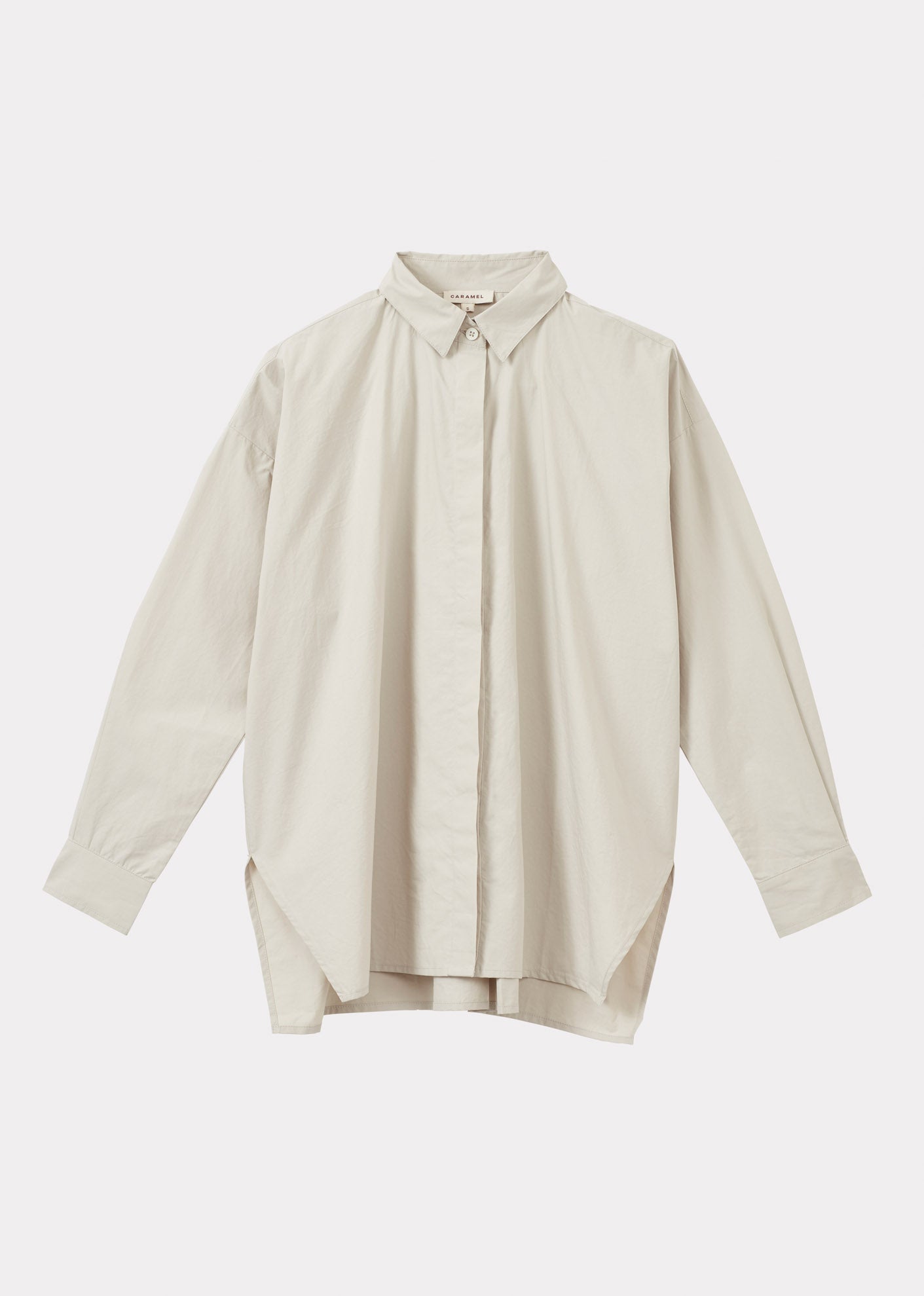 WOMAN A-LINE SHIRT - TAUPE