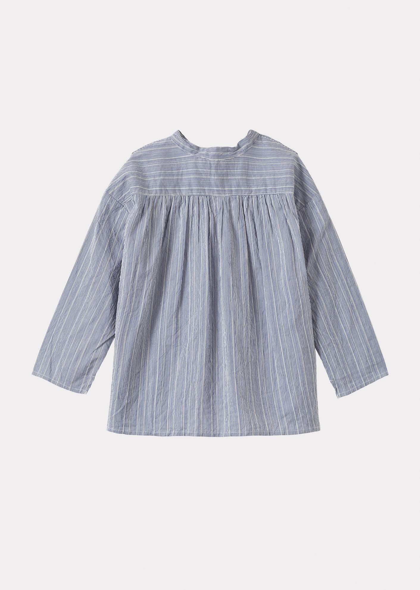 ADONIS CHILDREN'S COTTON SHIRT - BLUE STRIPE