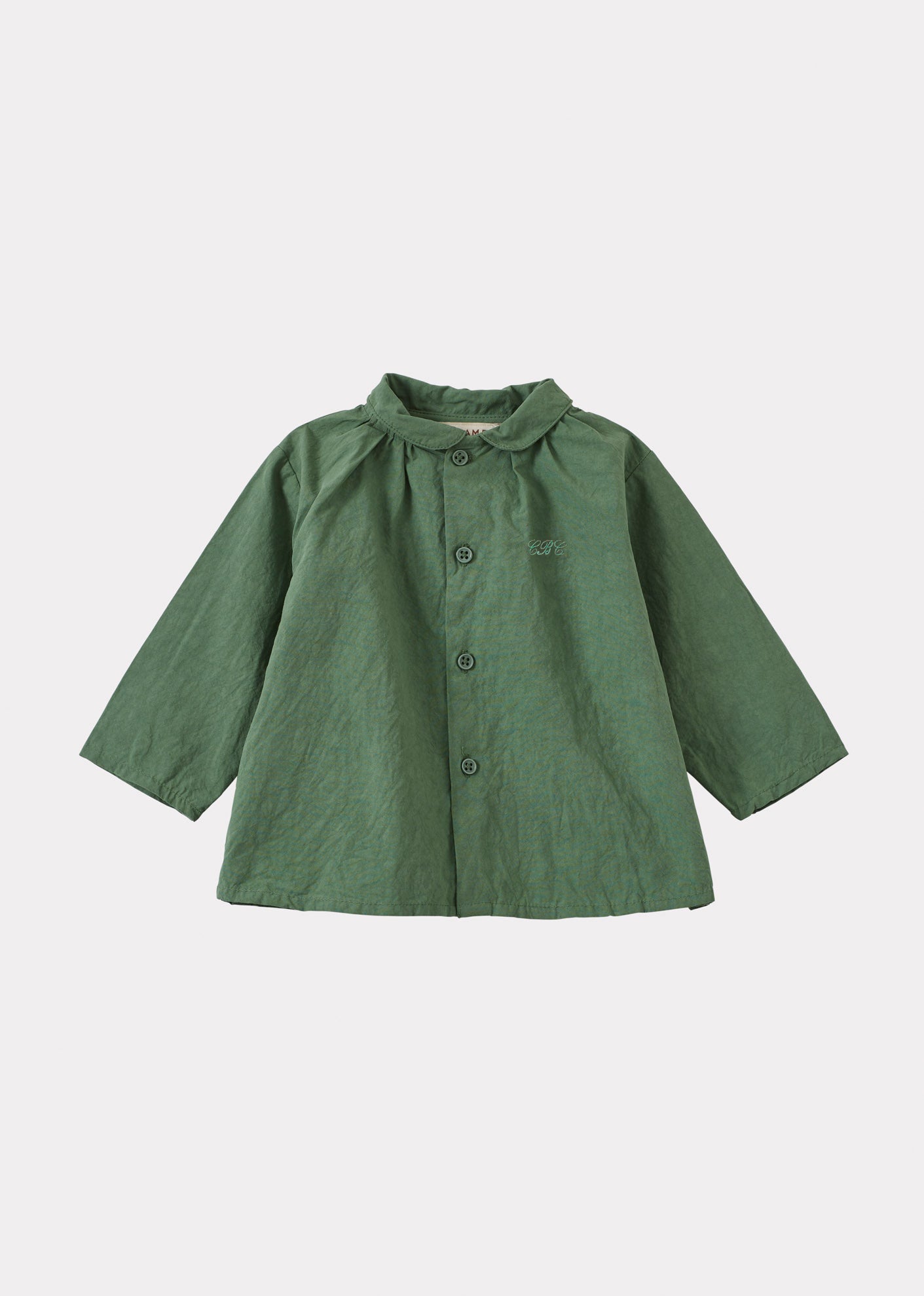 ALOE BABY SHIRT - APPLE GREEN