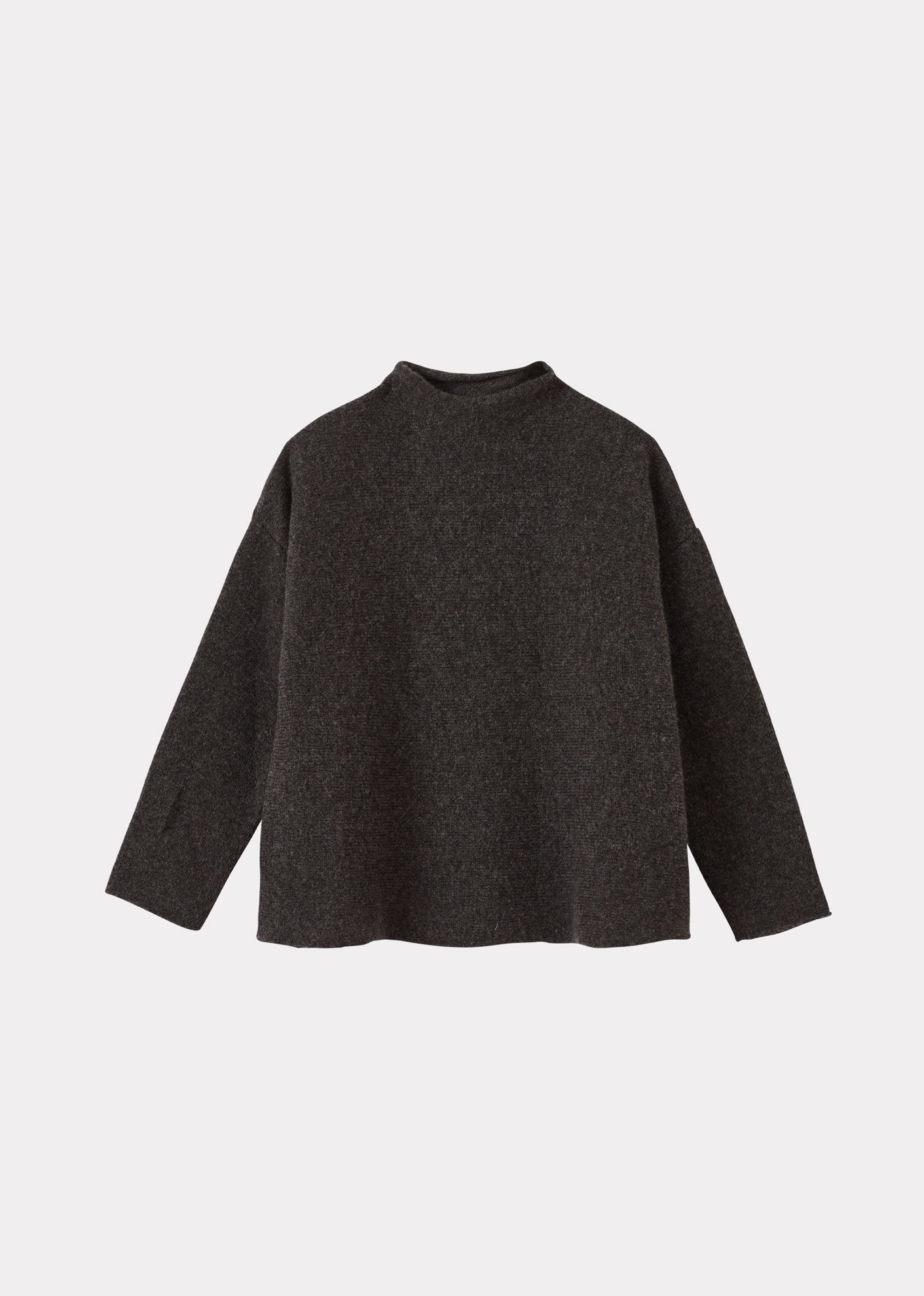 ANTONIA CHILDREN'S WOOL JUMPER - CHARCOAL