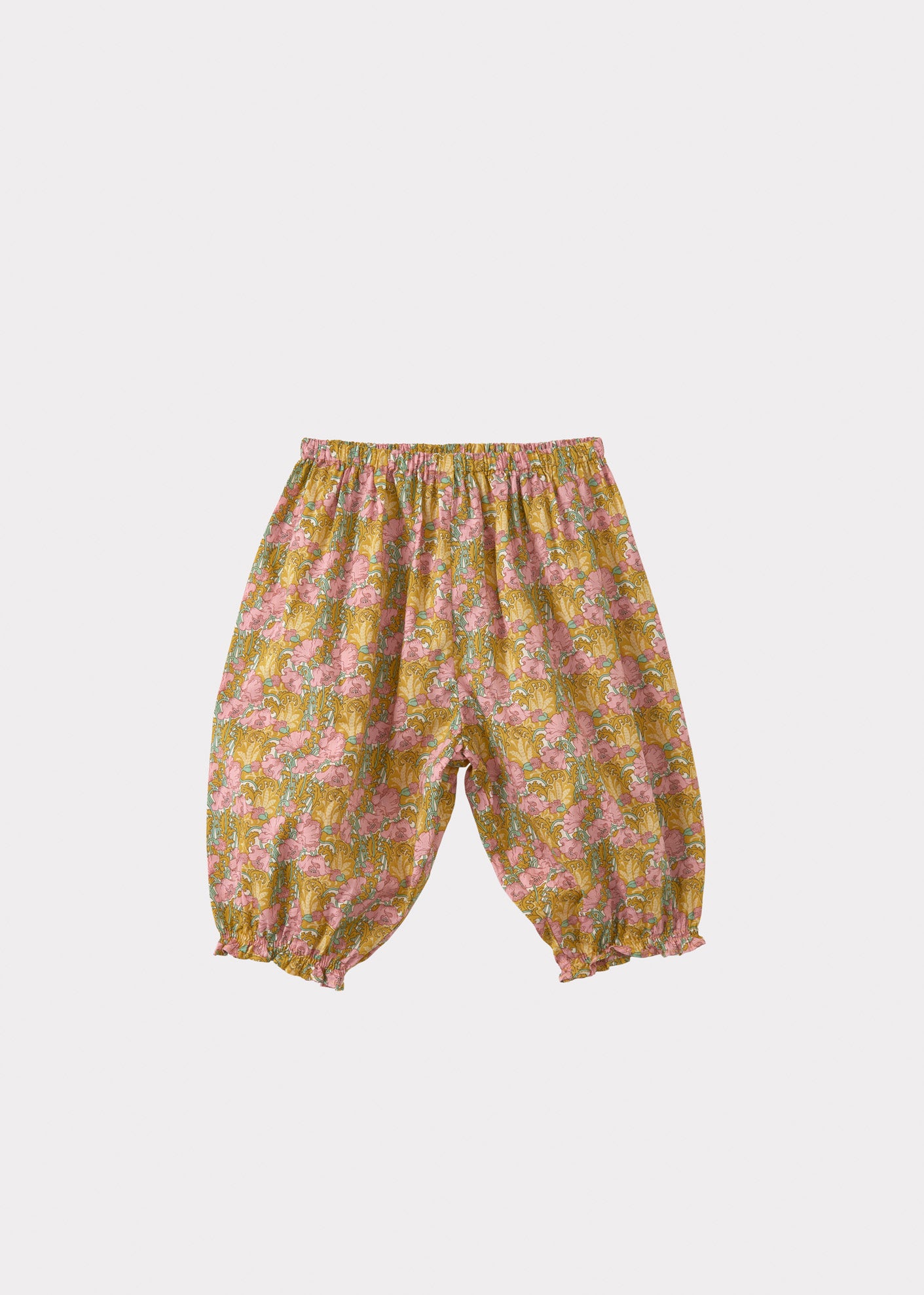 ARNICA BABY TROUSERS - PINK/YELLOW