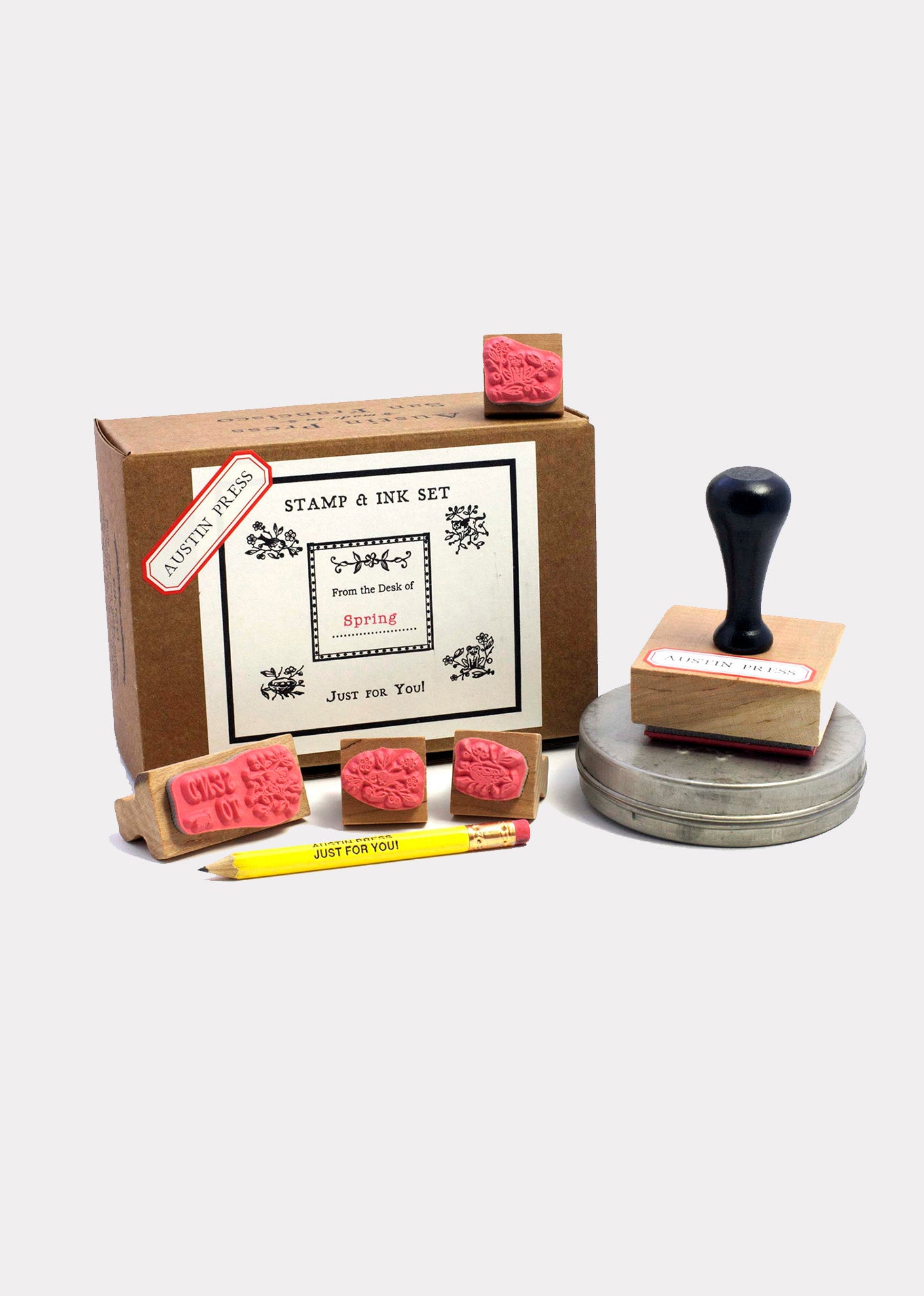 AUSTIN PRESS STAMP CRAFT SET - SPRING