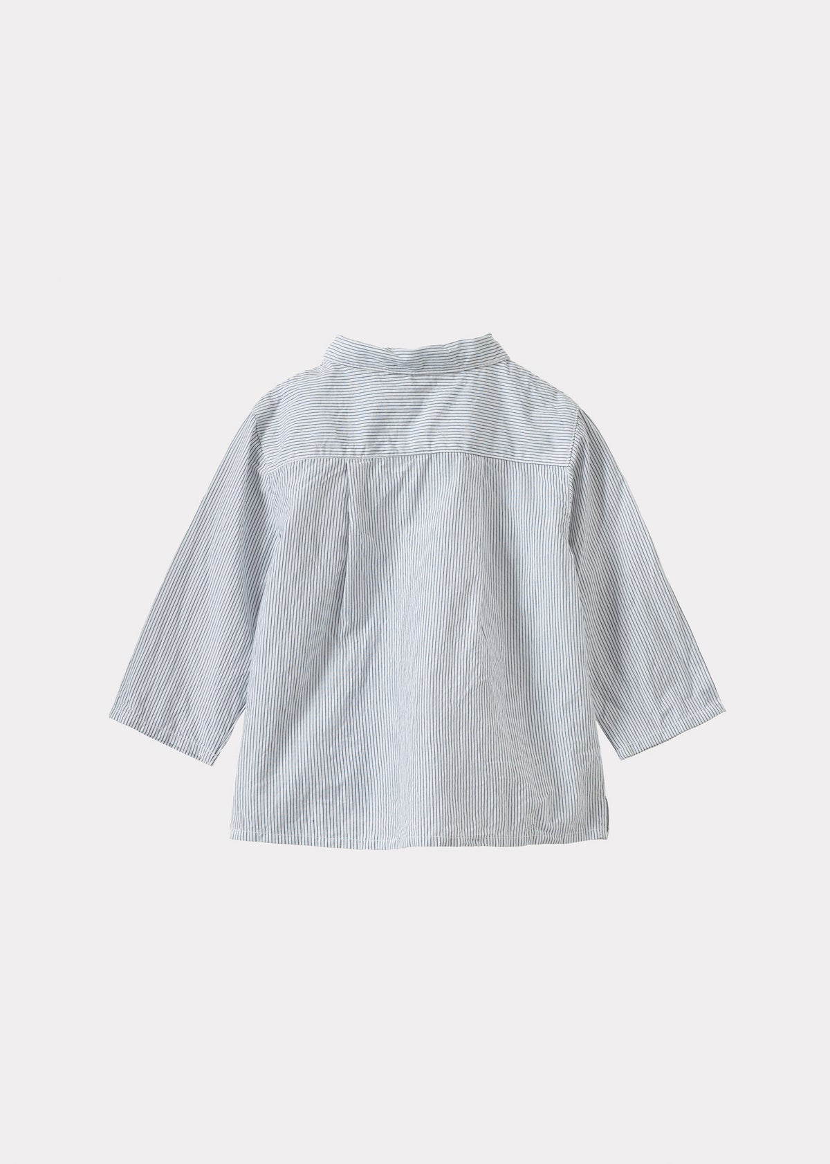 BULLSHARK BABY COTTON SHIRT - CHARCOAL PINSTRIPE
