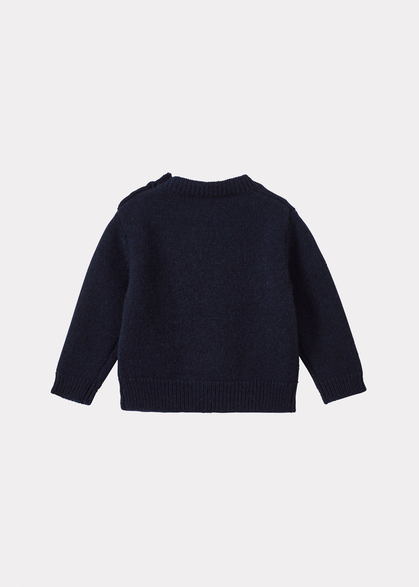 CHESTER BABY CASHMERE JUMPER - NAVY