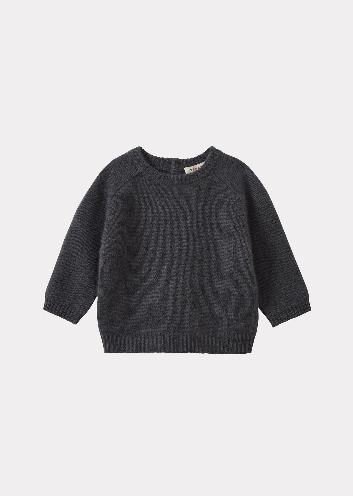 POA BABY CASHMERE JUMPER - CHARCOAL