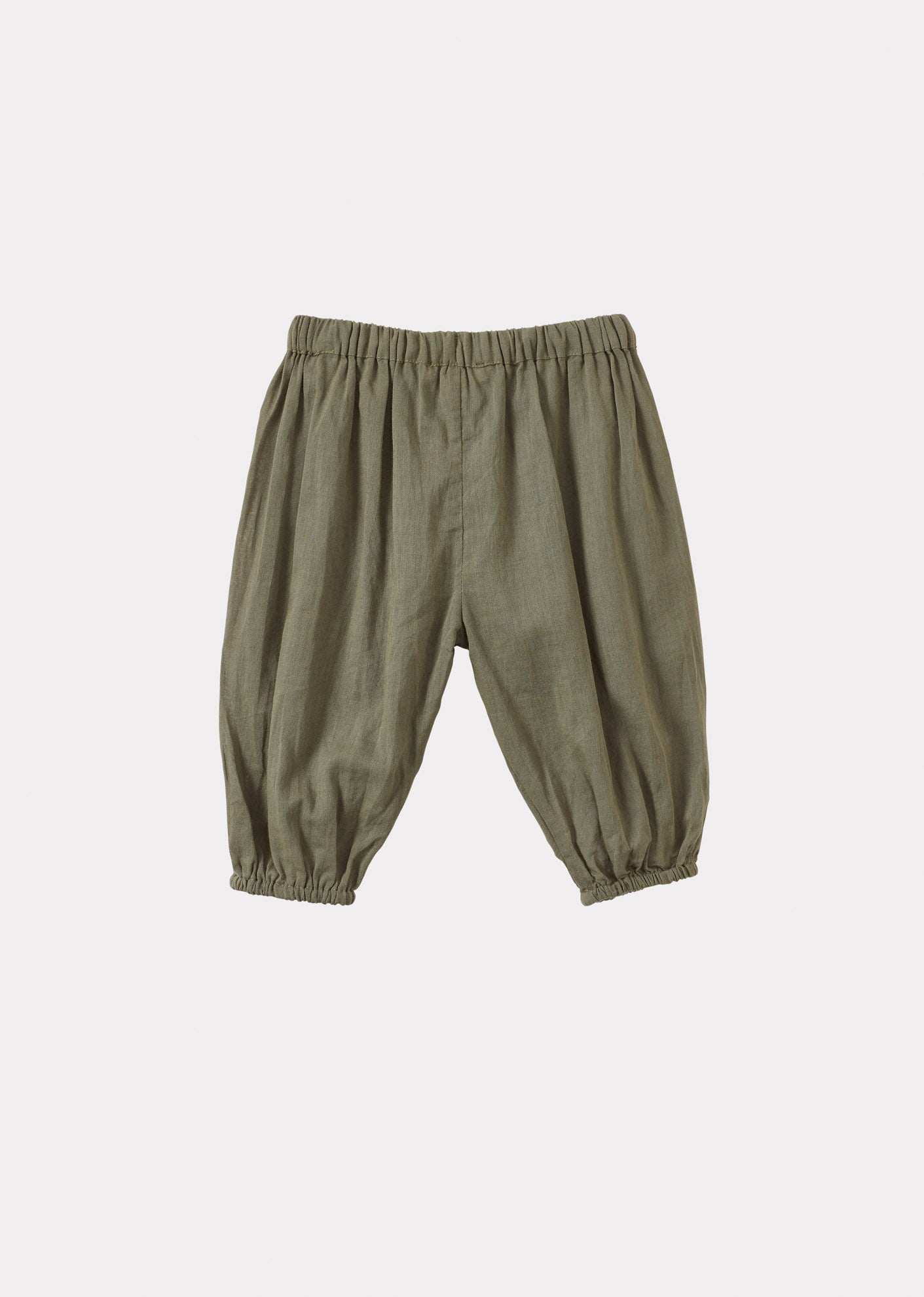 BALLOON BABY COTTON TROUSERS - KHAKI