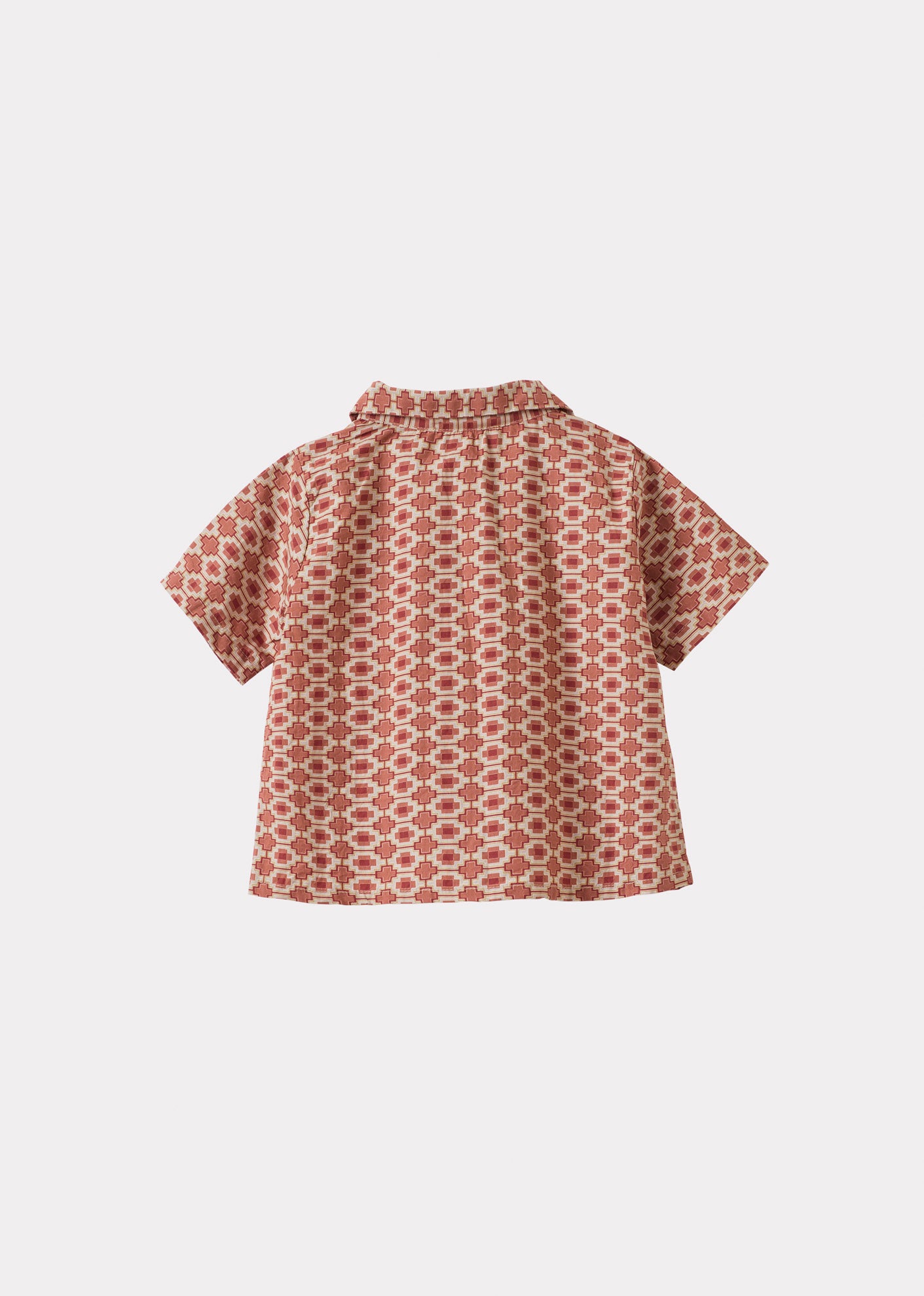 BAMBOO BABY SHIRT AND SHORTS SET - KALEIDOSCOPE PRINT