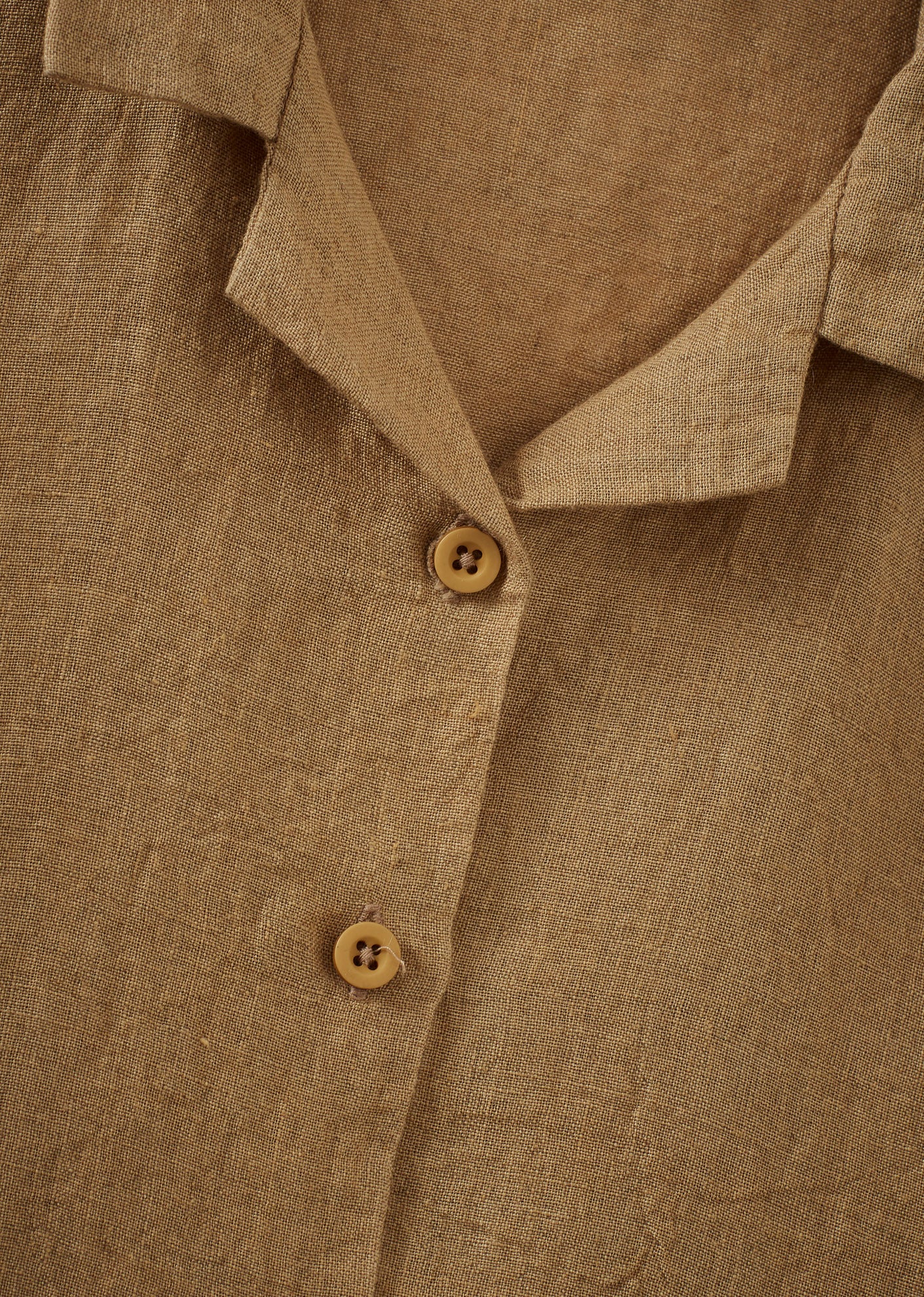BAMBOO CHILDREN'S SHIRT AND SHORTS SET - MUSTARD