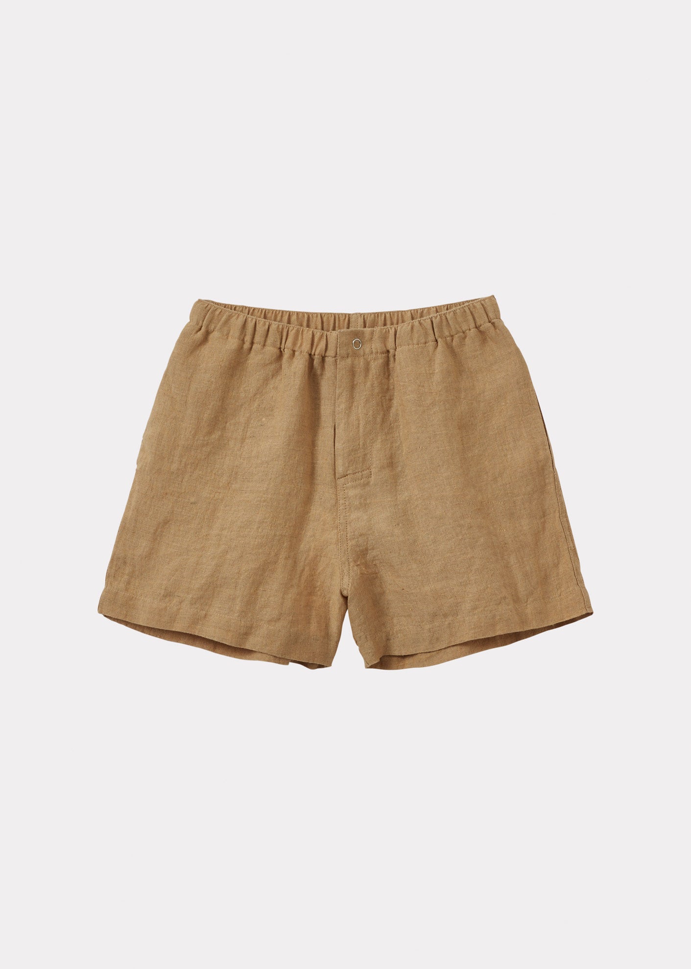 BAMBOO CHILDREN'S SHIRT AND SHORTS SET - MUSTARD