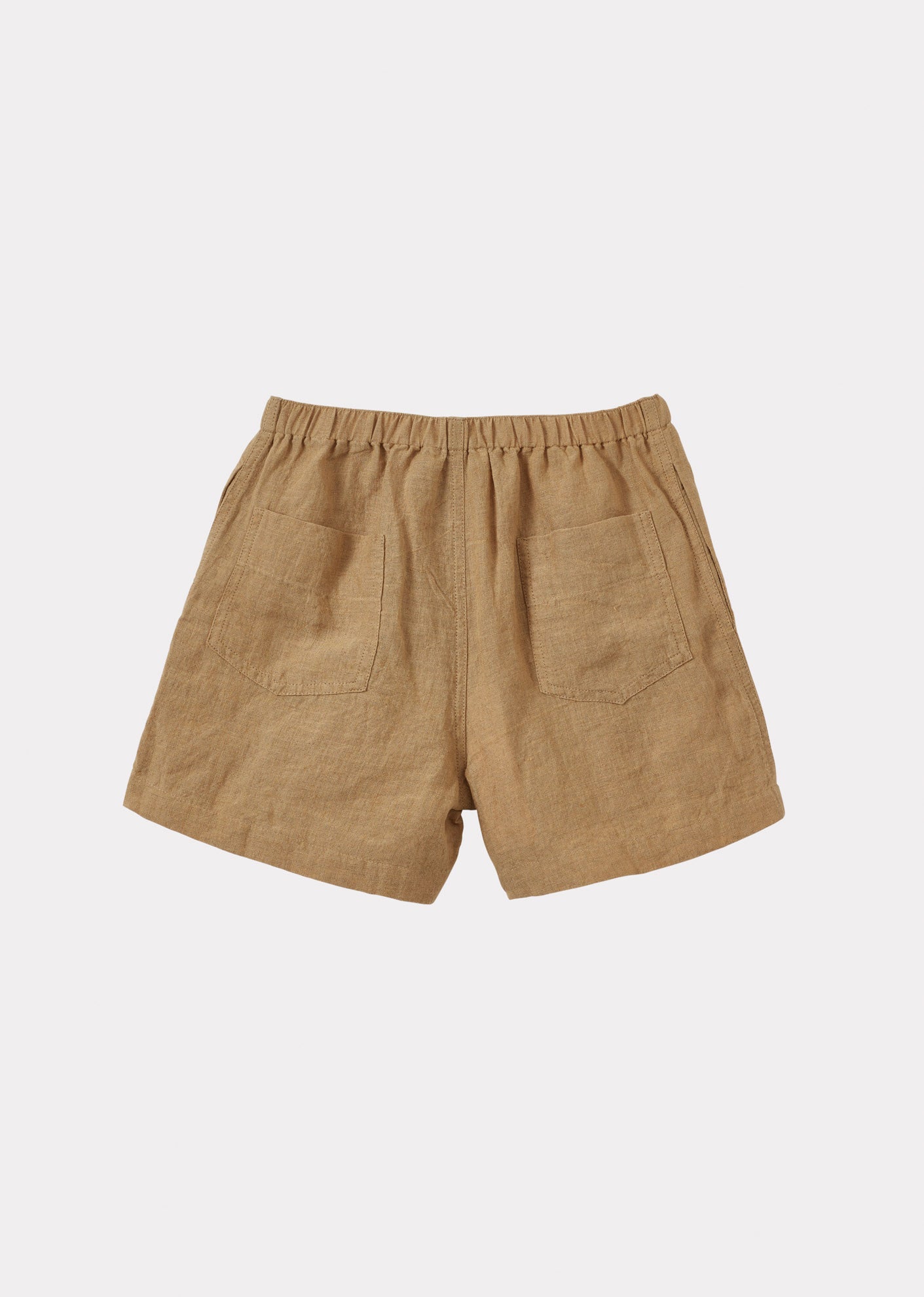 BAMBOO CHILDREN'S SHIRT AND SHORTS SET - MUSTARD