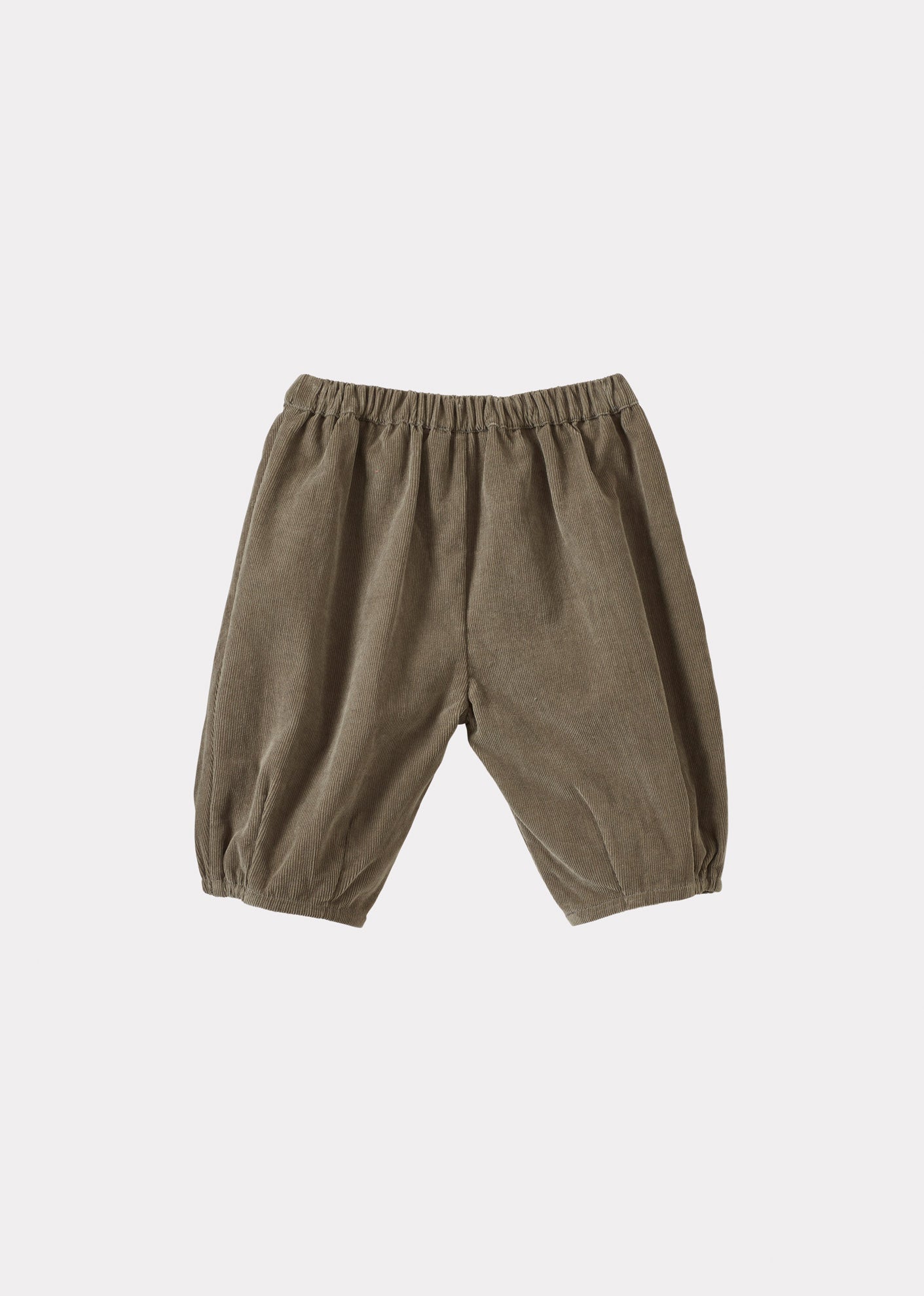BOBBY BABY COTTON CORDUROY TROUSERS - MINK