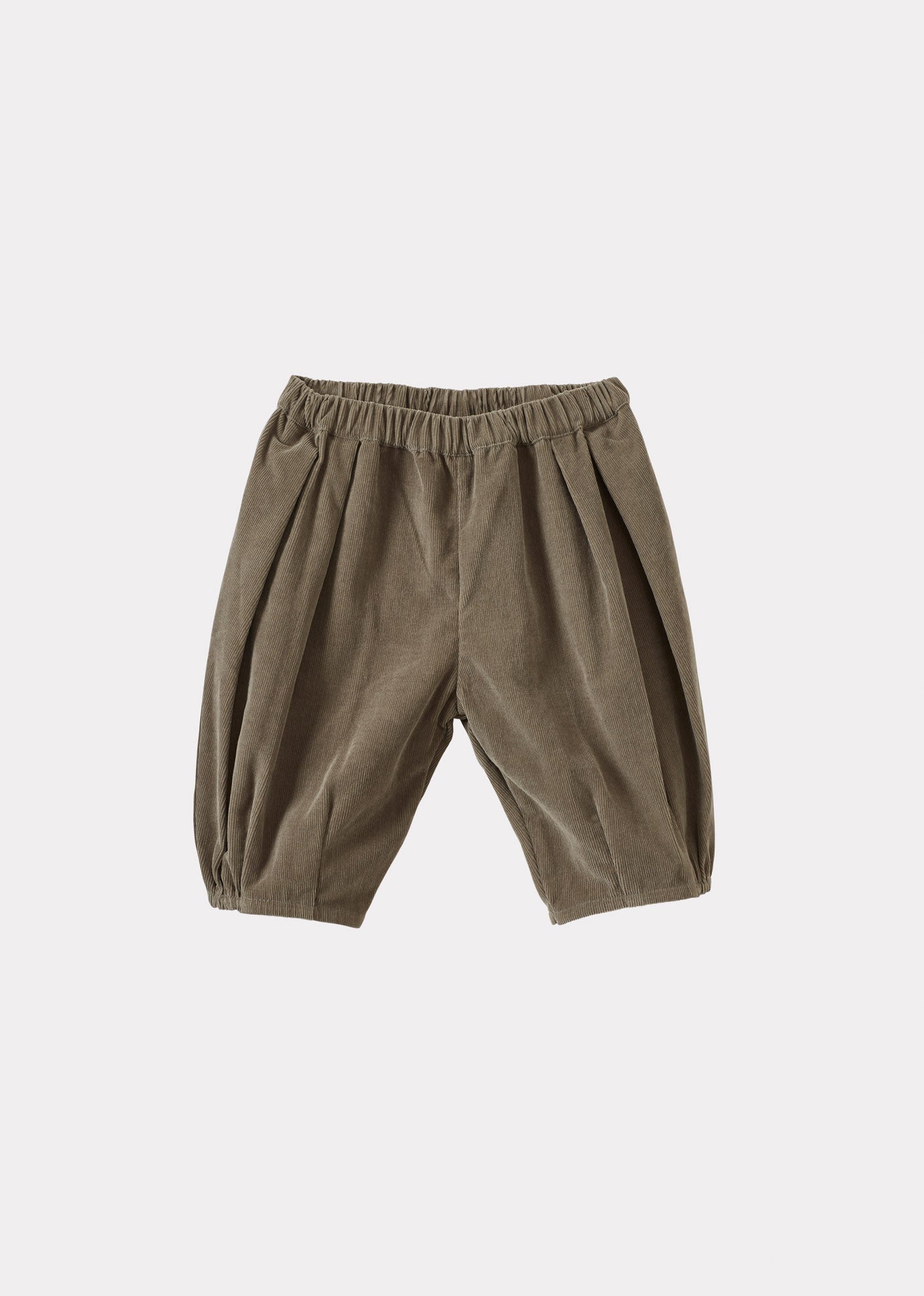 BOBBY BABY COTTON CORDUROY TROUSERS - MINK